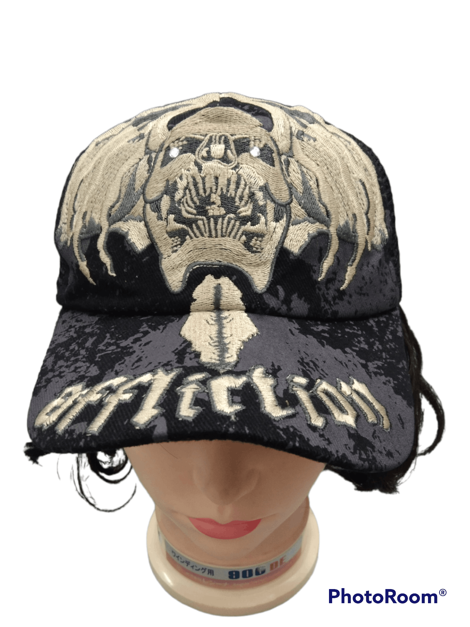 Japanese Brand EFFLICTION DEVIL EMBROIDED TRUCKER HAT Size ONE SIZE - 1 Thumbnail