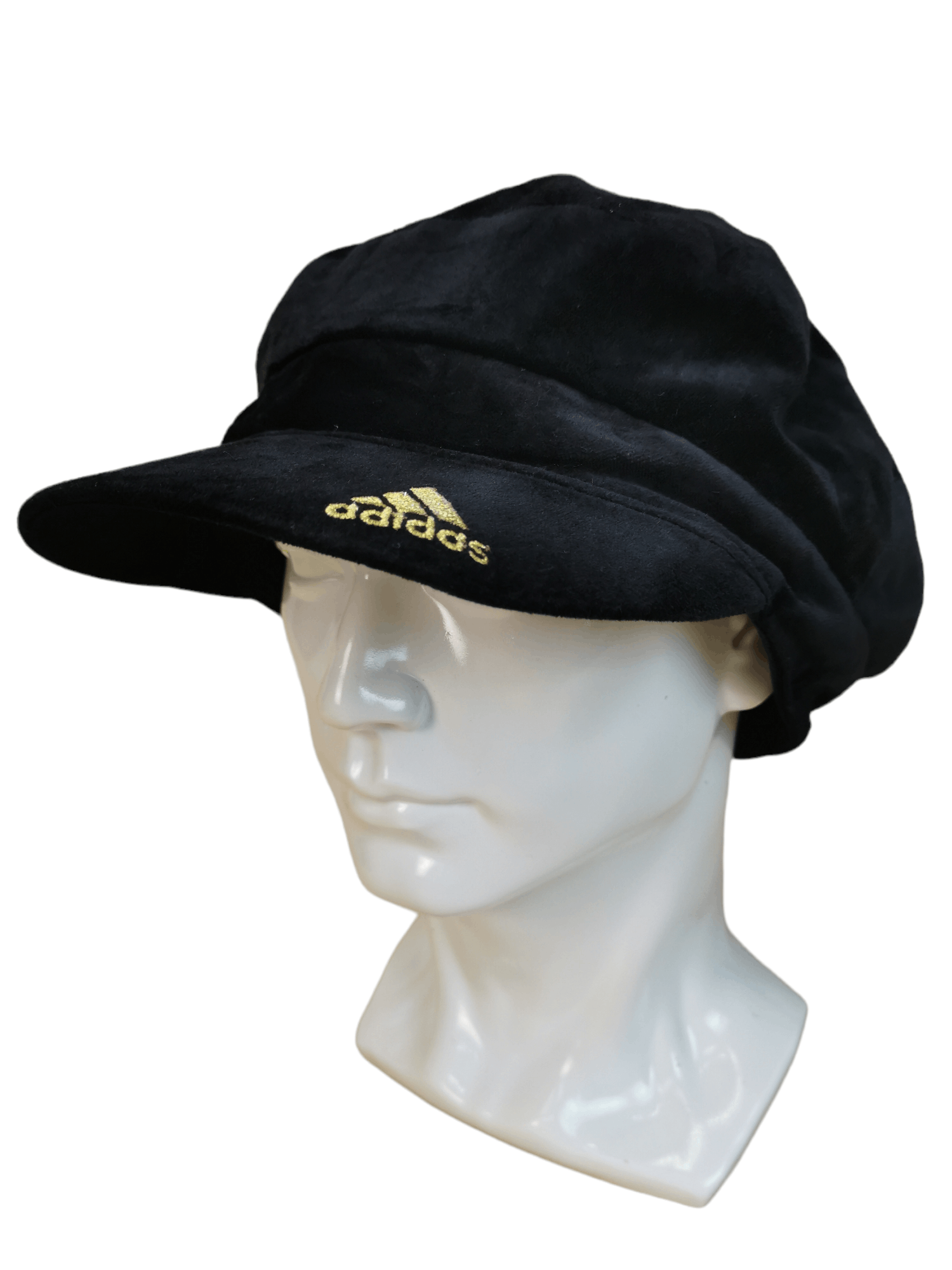 Adidas 🔥4 MONTHS SALE🔥 ADIDAS NEWSBOYS DESIGN BLACK HAT CAP Size ONE SIZE - 1 Thumbnail