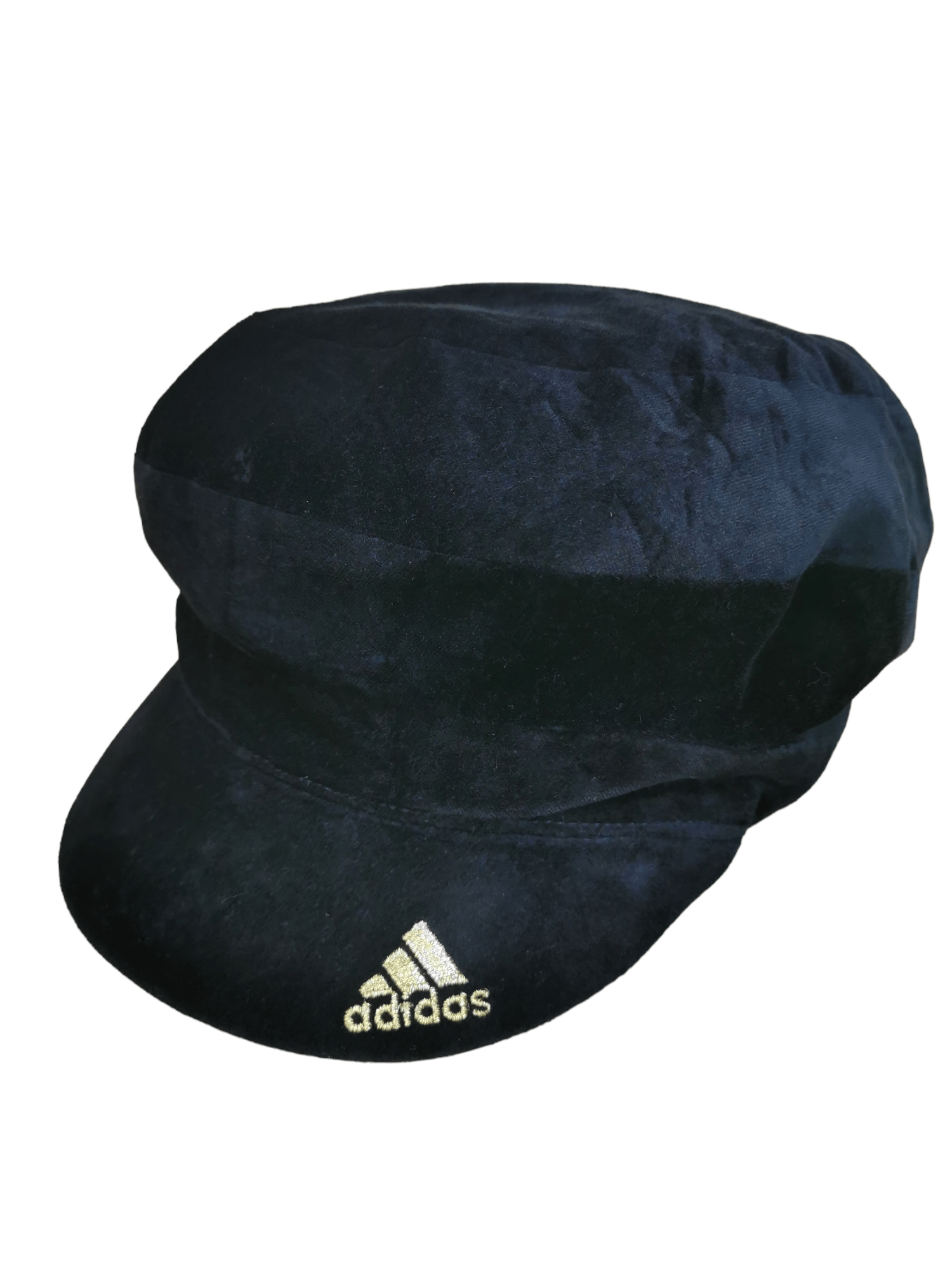 Adidas 🔥4 MONTHS SALE🔥 ADIDAS NEWSBOYS DESIGN BLACK HAT CAP Size ONE SIZE - 3 Thumbnail