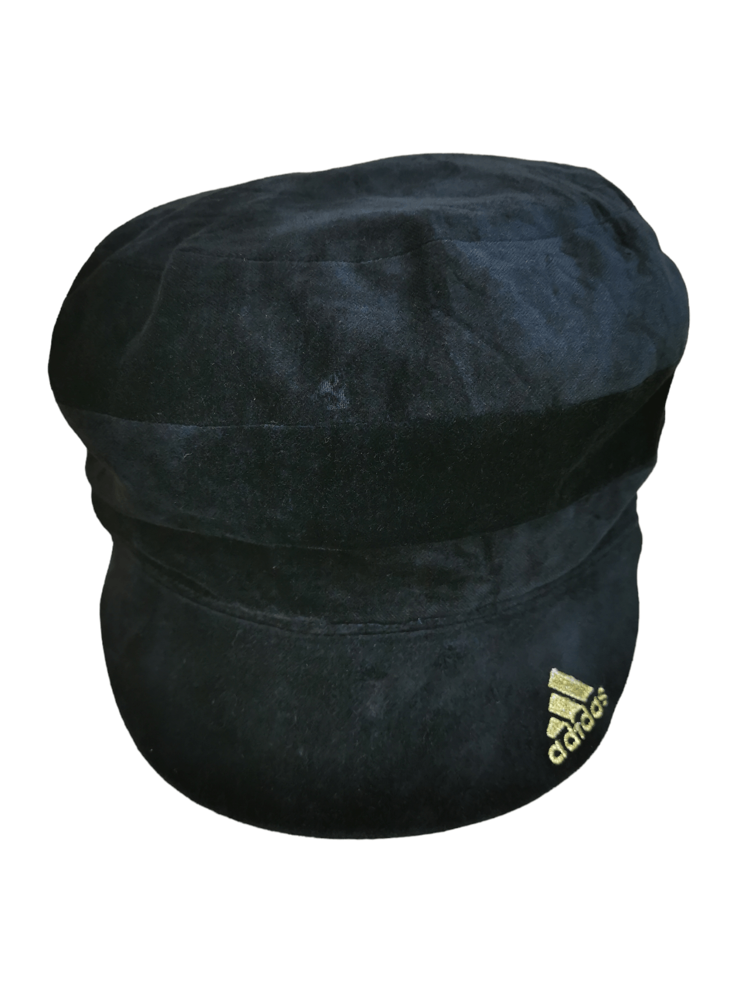 Adidas 🔥4 MONTHS SALE🔥 ADIDAS NEWSBOYS DESIGN BLACK HAT CAP Size ONE SIZE - 2 Thumbnail