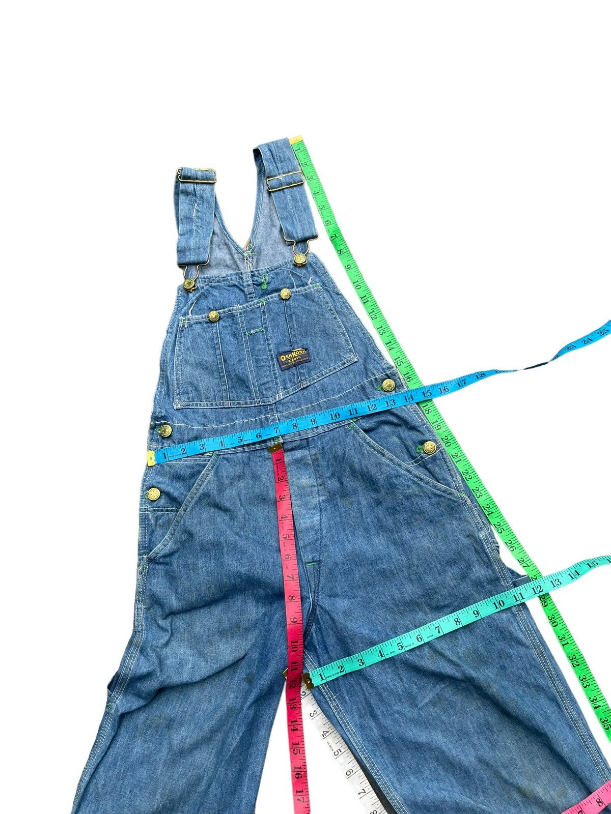 Oshkosh × Vintage Vintage 70’s Osh Kosh Bgosh Vestbak Overall Size US 28 / EU 44 - 23 Thumbnail