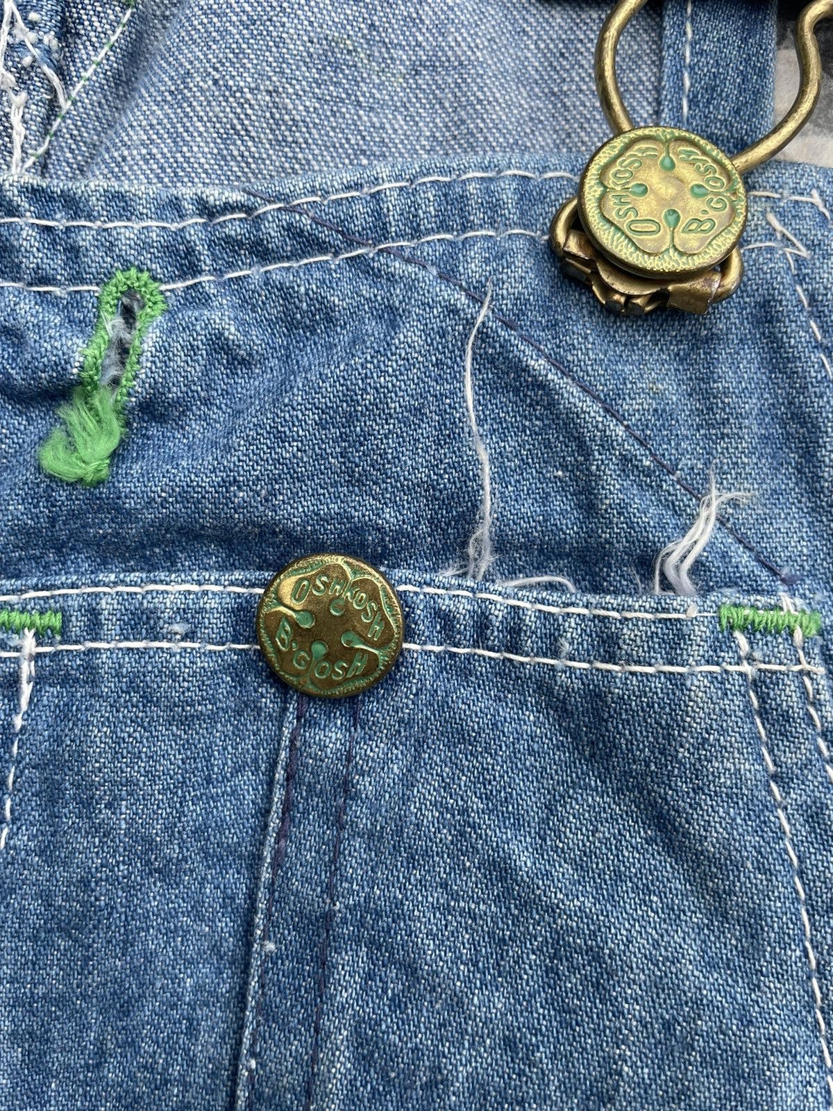 Oshkosh × Vintage Vintage 70’s Osh Kosh Bgosh Vestbak Overall Size US 28 / EU 44 - 19 Thumbnail