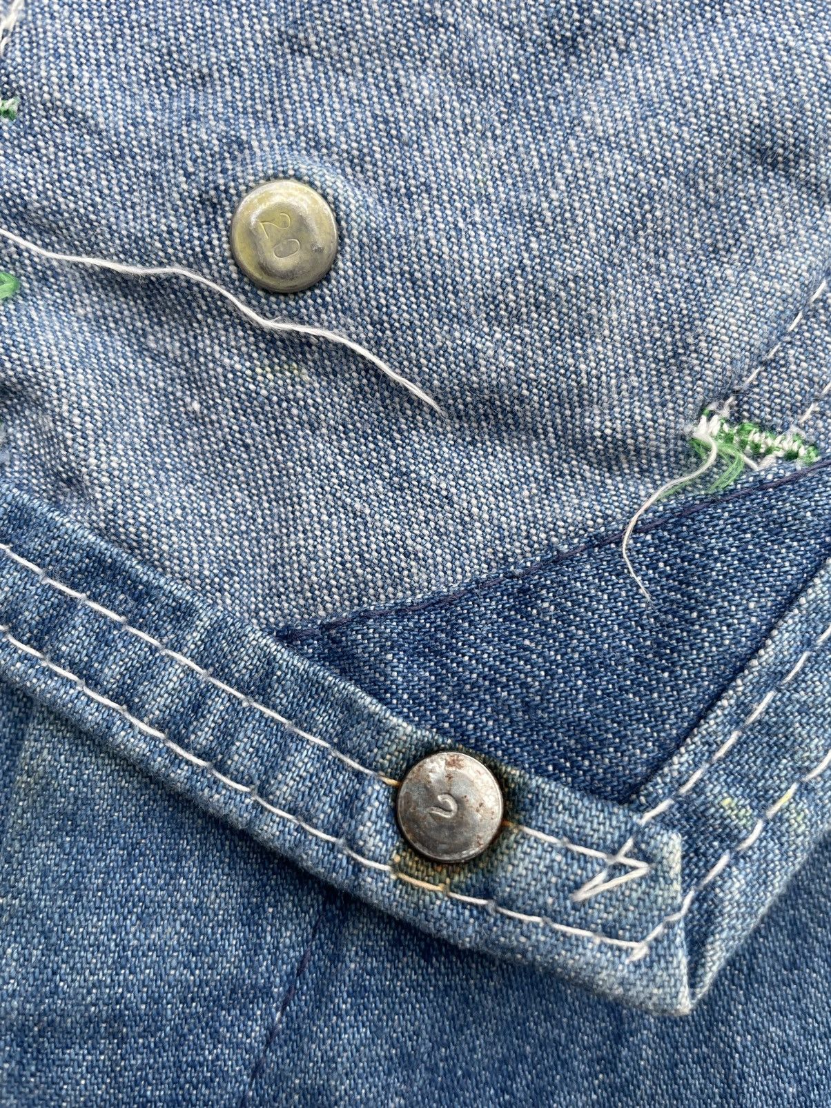 Oshkosh × Vintage Vintage 70’s Osh Kosh Bgosh Vestbak Overall Size US 28 / EU 44 - 17 Thumbnail