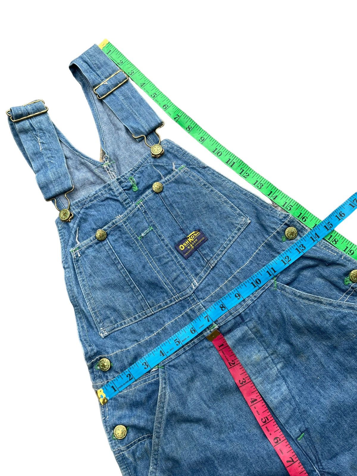 Oshkosh × Vintage Vintage 70’s Osh Kosh Bgosh Vestbak Overall Size US 28 / EU 44 - 24 Thumbnail