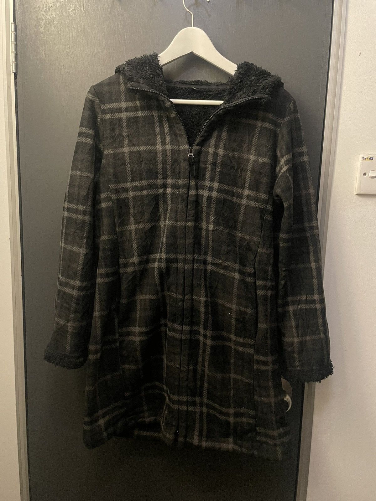 Vintage Uniqlo Fleece Jacket Reversible