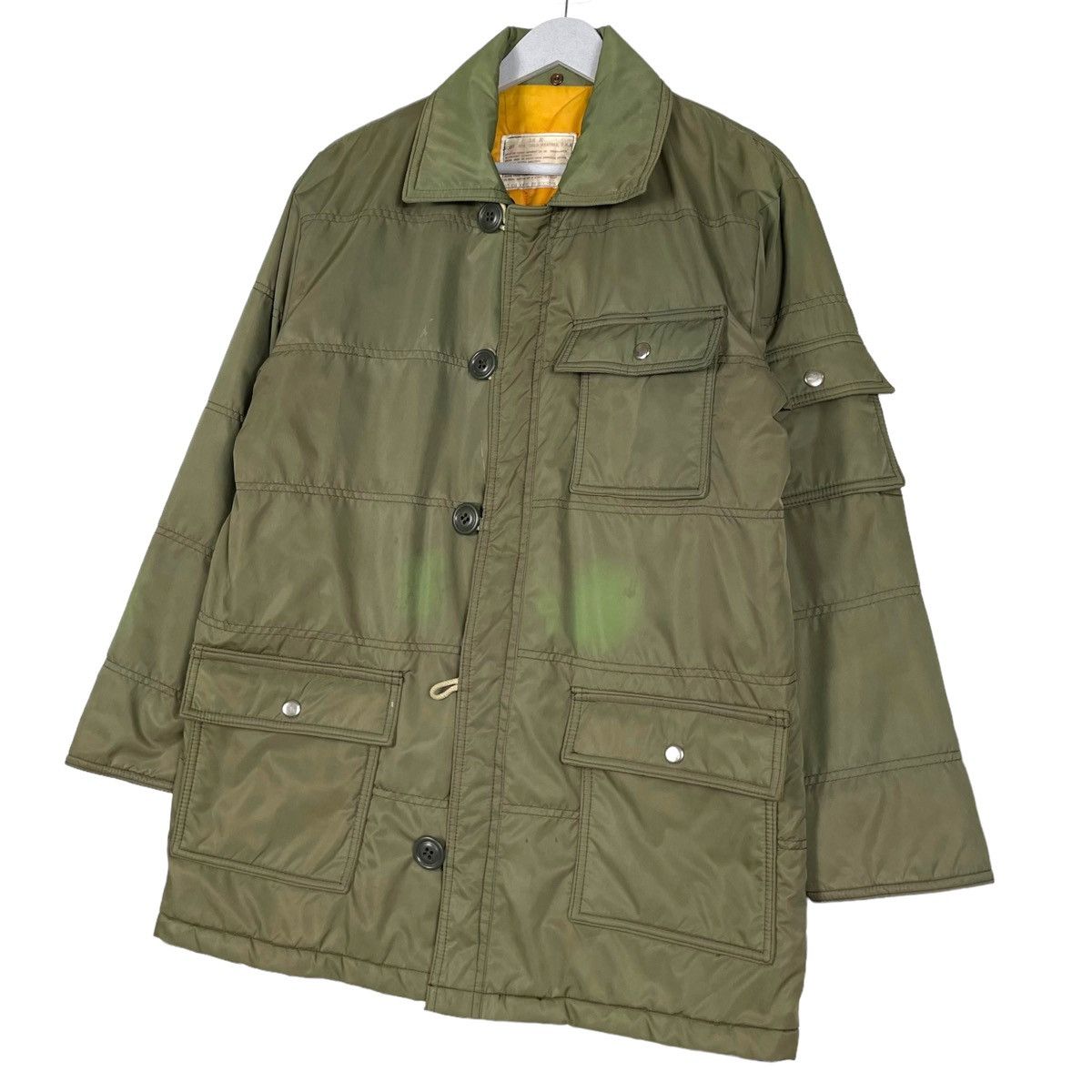 Japanese Brand 💥HOUSTON PADDED SNAP BUTTON SUNFADED JACKET Size US M / EU 48-50 / 2 - 3 Thumbnail