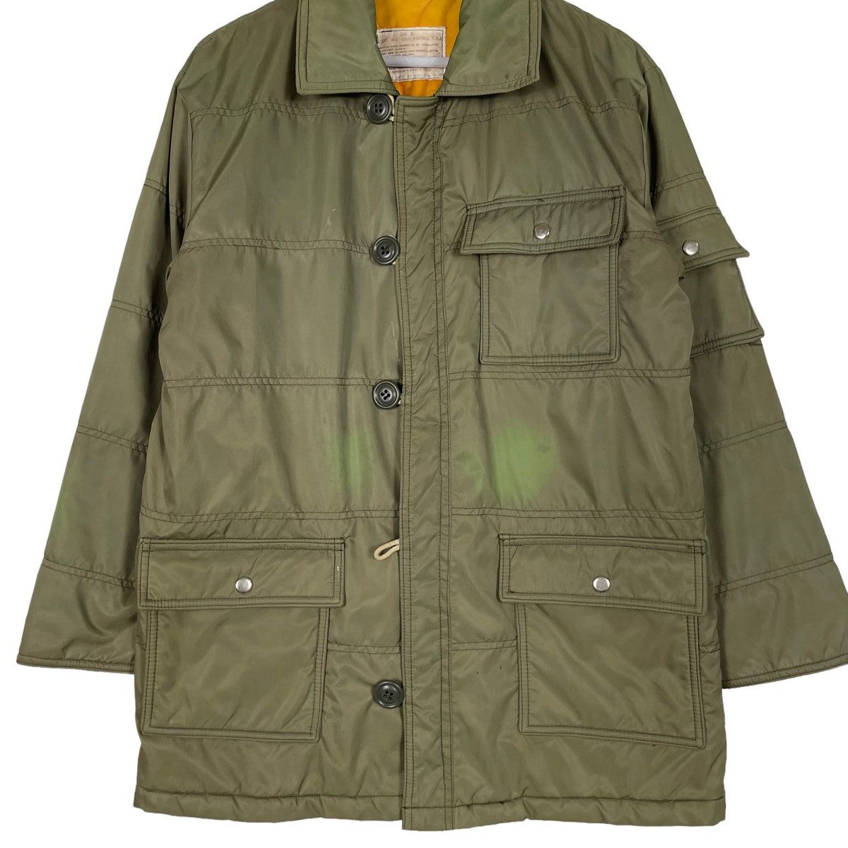 Japanese Brand 💥HOUSTON PADDED SNAP BUTTON SUNFADED JACKET Size US M / EU 48-50 / 2 - 6 Thumbnail