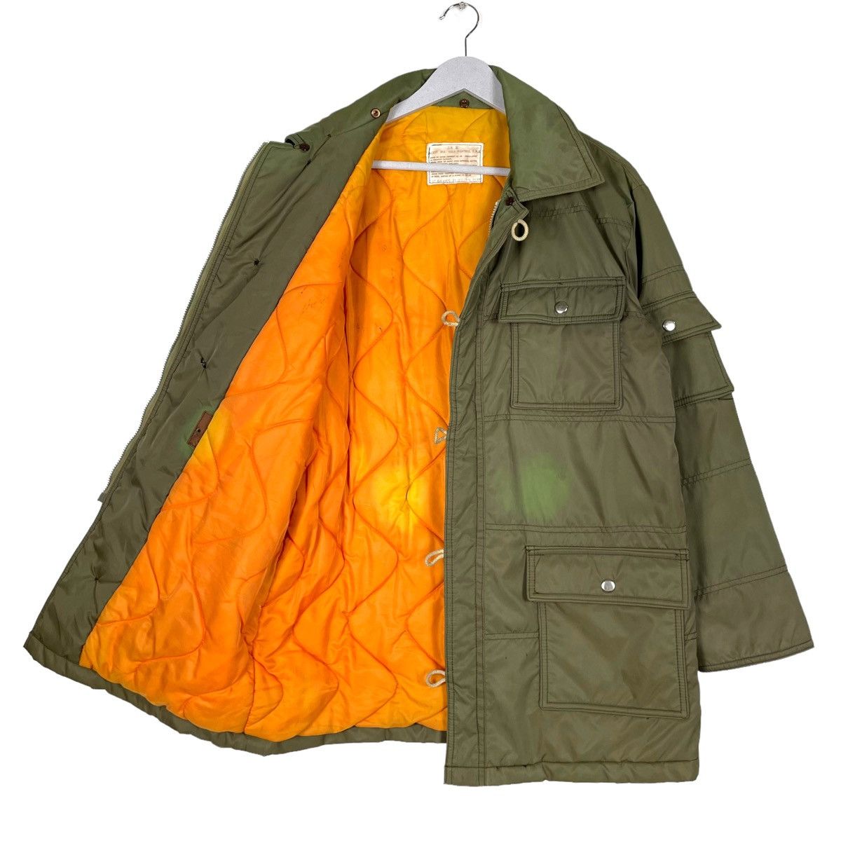 Japanese Brand 💥HOUSTON PADDED SNAP BUTTON SUNFADED JACKET Size US M / EU 48-50 / 2 - 2 Thumbnail