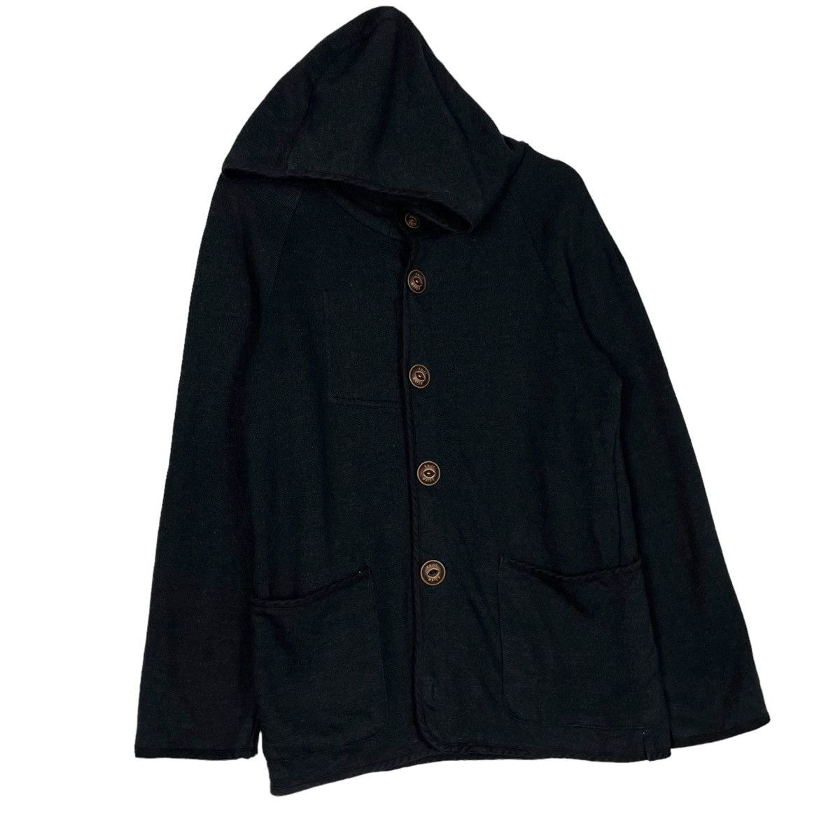 45rpm × Indigo × Japanese Brand 💥KRIFF MAYER BUTTON HOODIE CARDIGAN Size US M / EU 48-50 / 2 - 3 Thumbnail