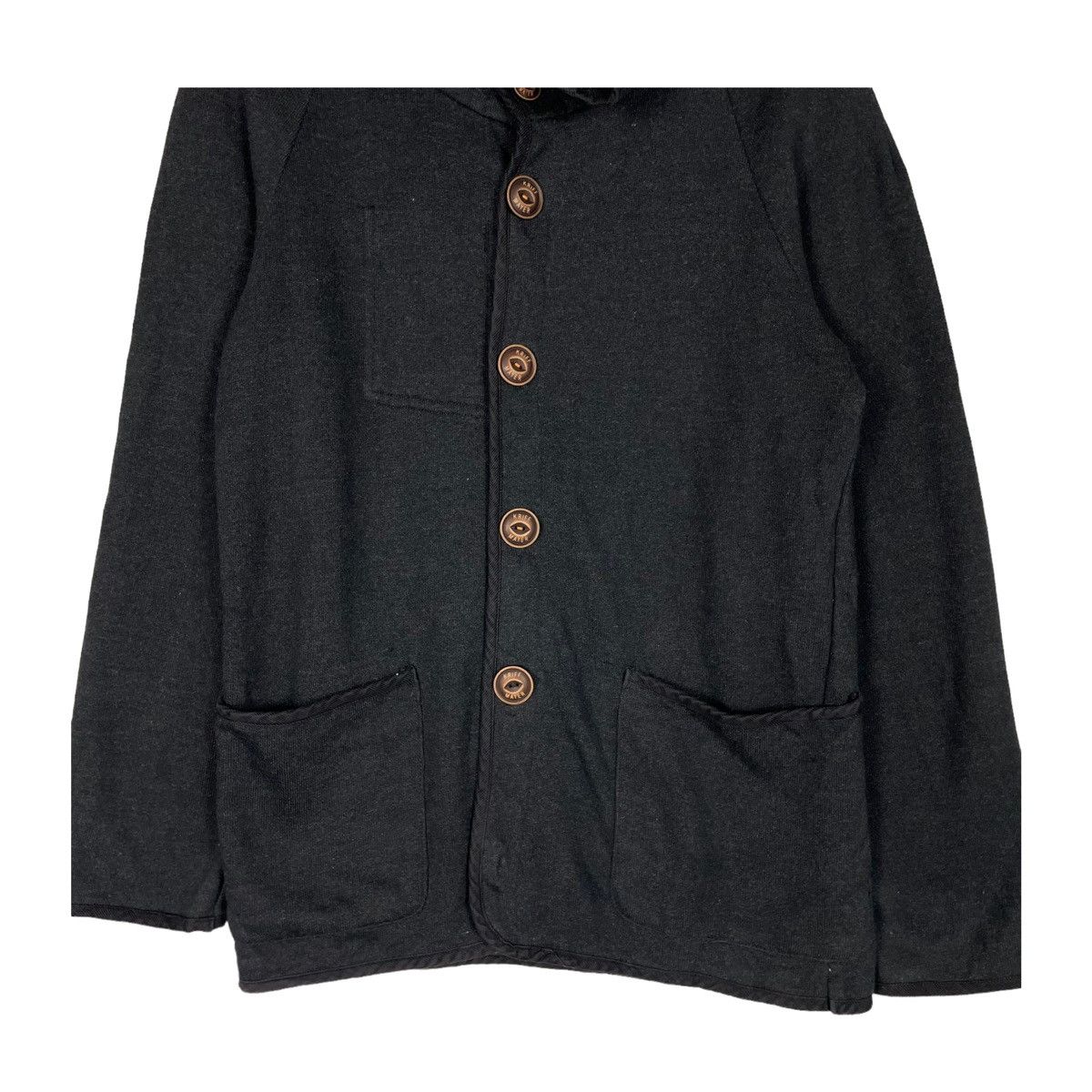 45rpm × Indigo × Japanese Brand 💥KRIFF MAYER BUTTON HOODIE CARDIGAN Size US M / EU 48-50 / 2 - 5 Thumbnail