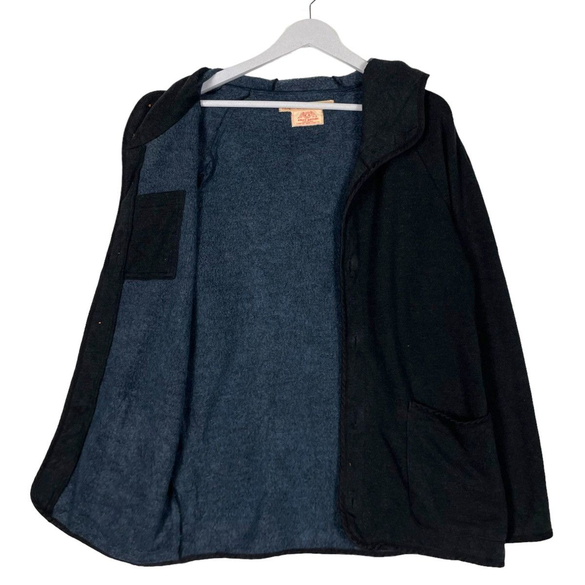 45rpm × Indigo × Japanese Brand 💥KRIFF MAYER BUTTON HOODIE CARDIGAN Size US M / EU 48-50 / 2 - 8 Thumbnail