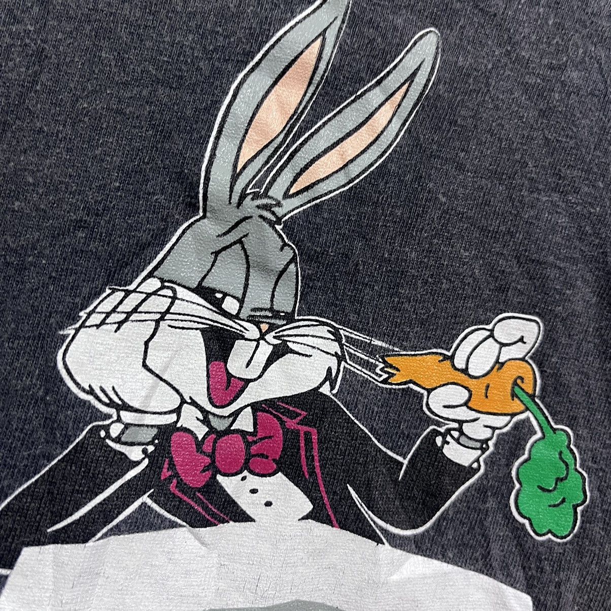 Cartoon Network × Vintage × Warner Bros Vintage 1991 Bugs Bunny Warner Bros Faded TShirt USA Size US L / EU 52-54 / 3 - 6 Thumbnail
