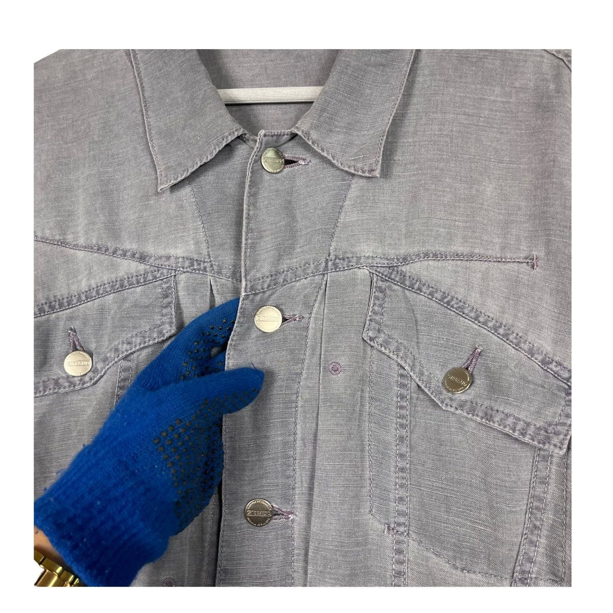 Marithe + Francois Girbaud × Vintage 💥VINTAGE 80s MFG WASHED CROP JACKET Size US M / EU 48-50 / 2 - 7 Thumbnail