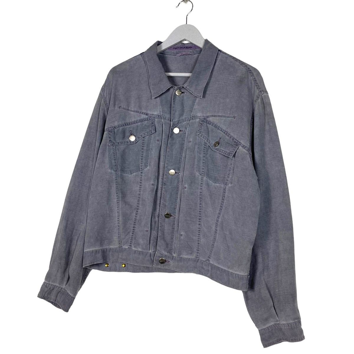 Marithe + Francois Girbaud × Vintage 💥VINTAGE 80s MFG WASHED CROP JACKET Size US M / EU 48-50 / 2 - 2 Thumbnail