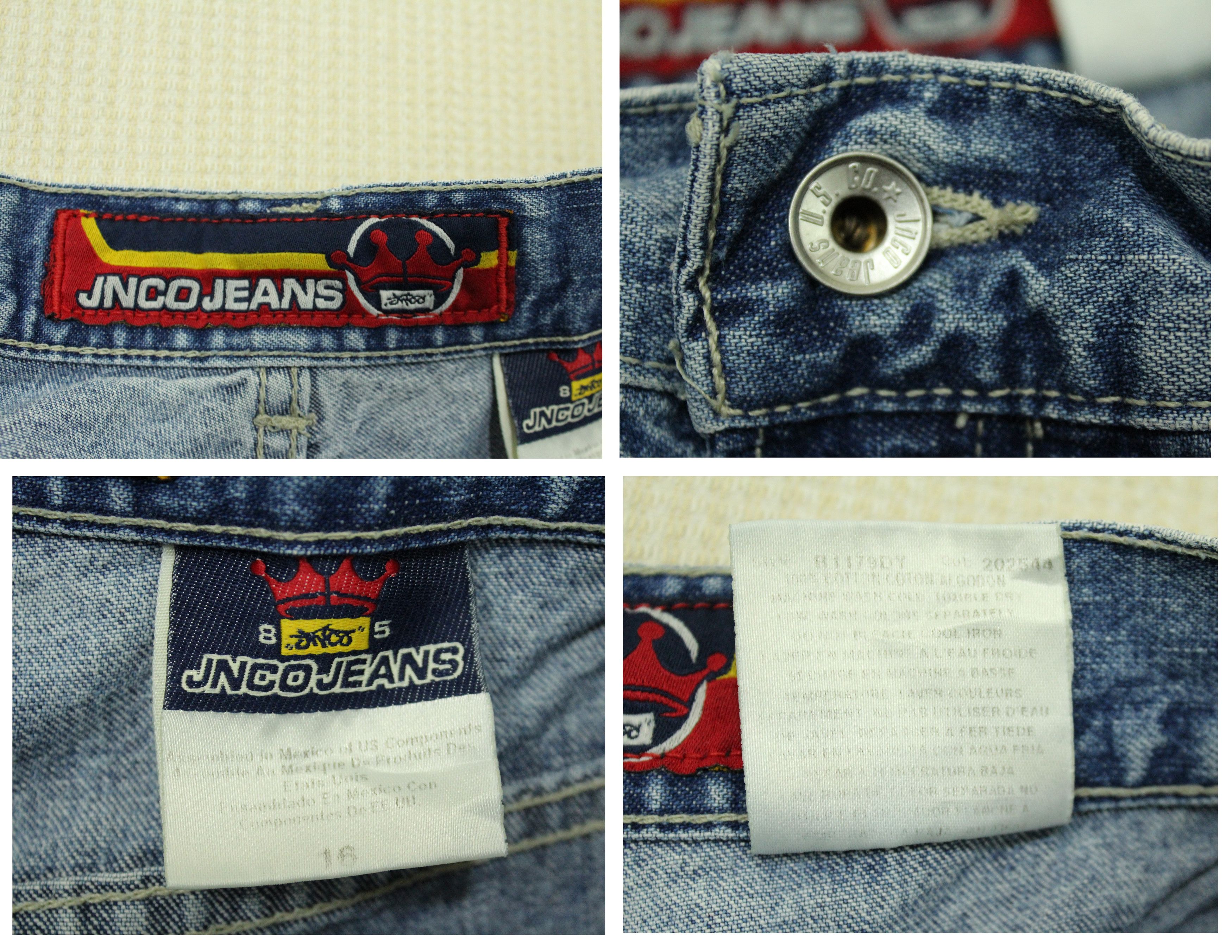 JNCO JNCO Denim Vintage Embroidered Size 16 Boy Youth Man Size US 29 - 16 Thumbnail