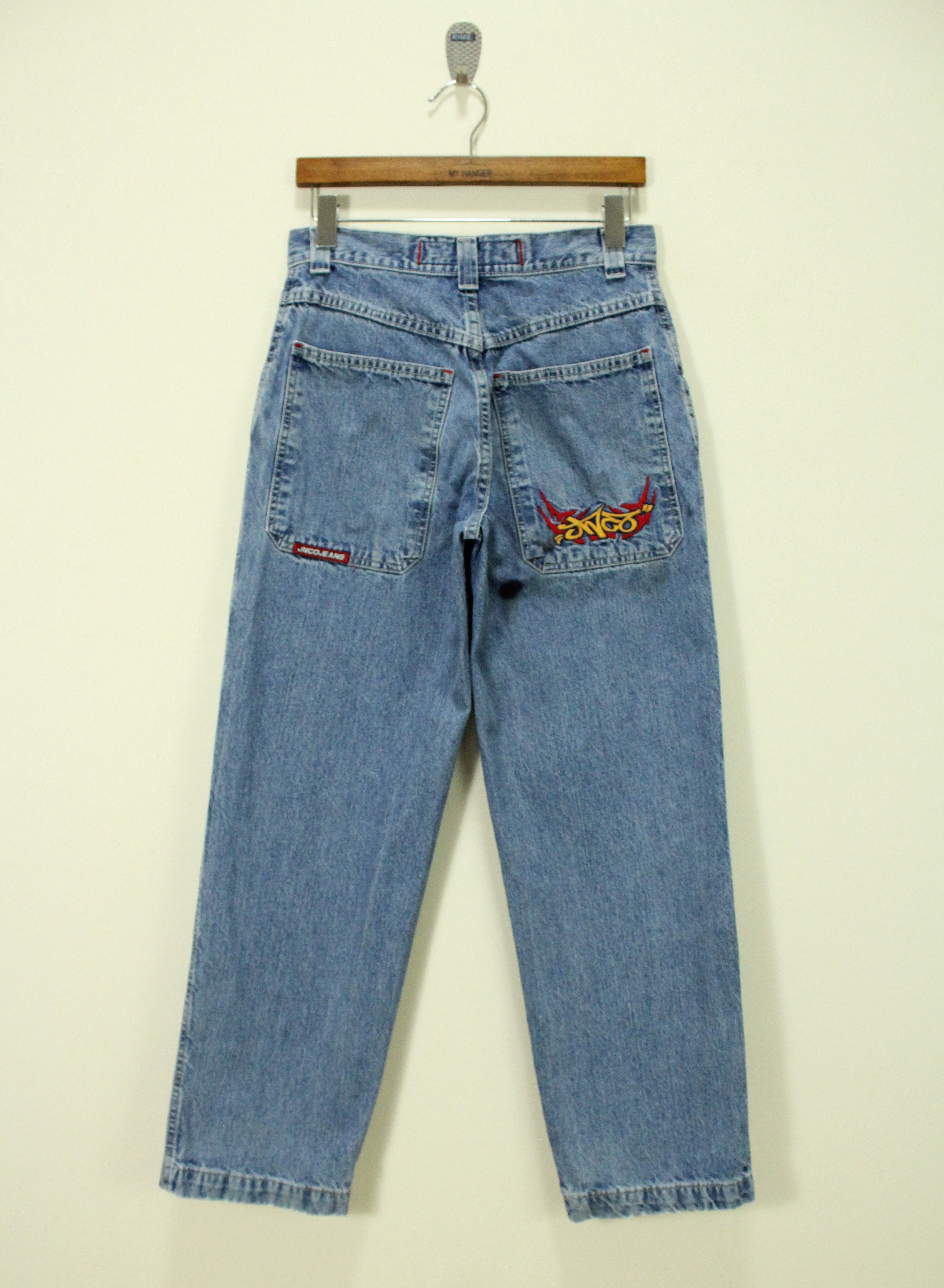 JNCO JNCO Denim Vintage Embroidered Size 16 Boy Youth Man Size US 29 - 2 Thumbnail