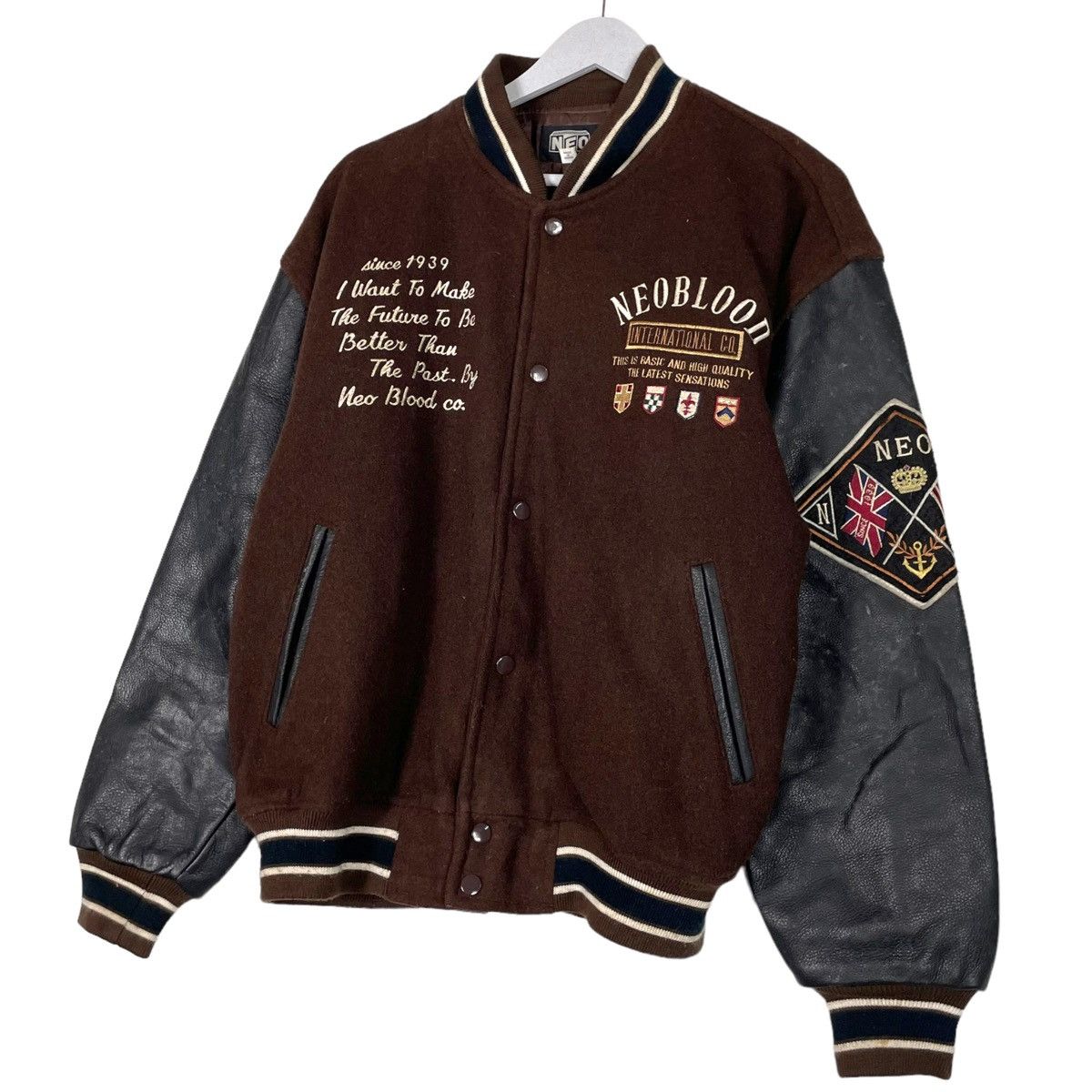 Other 💥90s NEO BLOOD JAPAN RIOT STREETFASHION VARSITY JACKET Size US L / EU 52-54 / 3 - 3 Thumbnail