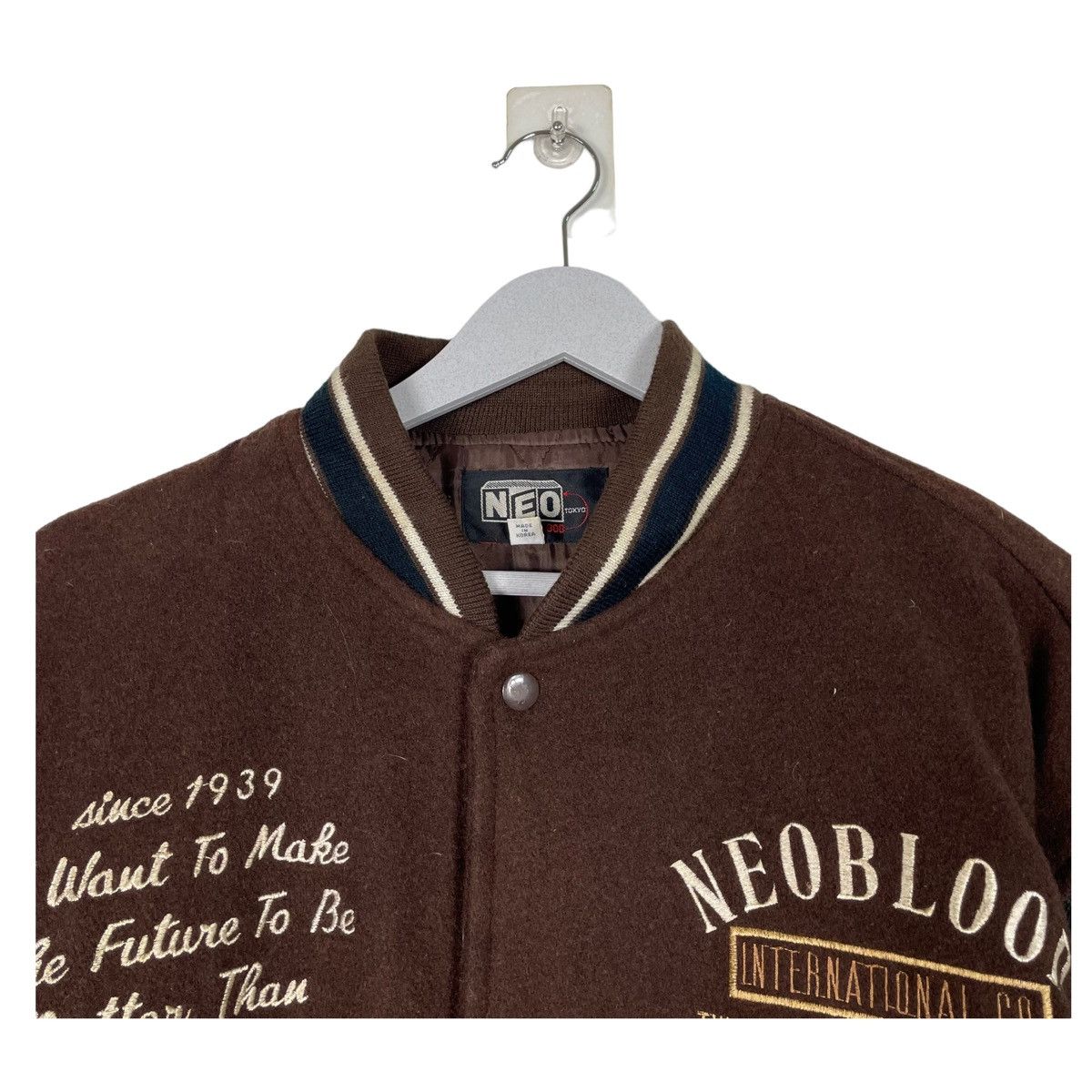 Other 💥90s NEO BLOOD JAPAN RIOT STREETFASHION VARSITY JACKET Size US L / EU 52-54 / 3 - 6 Thumbnail