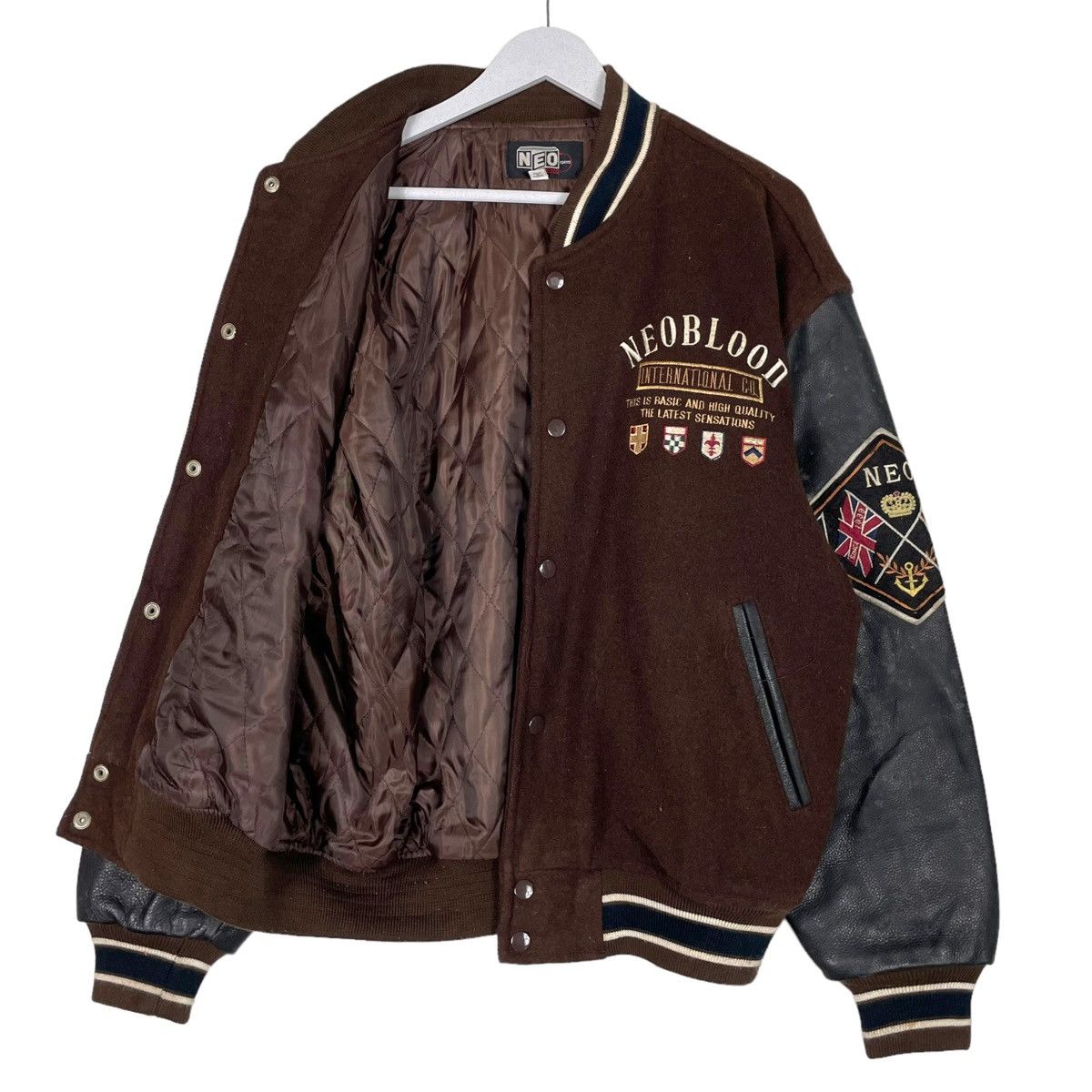 Other 💥90s NEO BLOOD JAPAN RIOT STREETFASHION VARSITY JACKET Size US L / EU 52-54 / 3 - 5 Thumbnail
