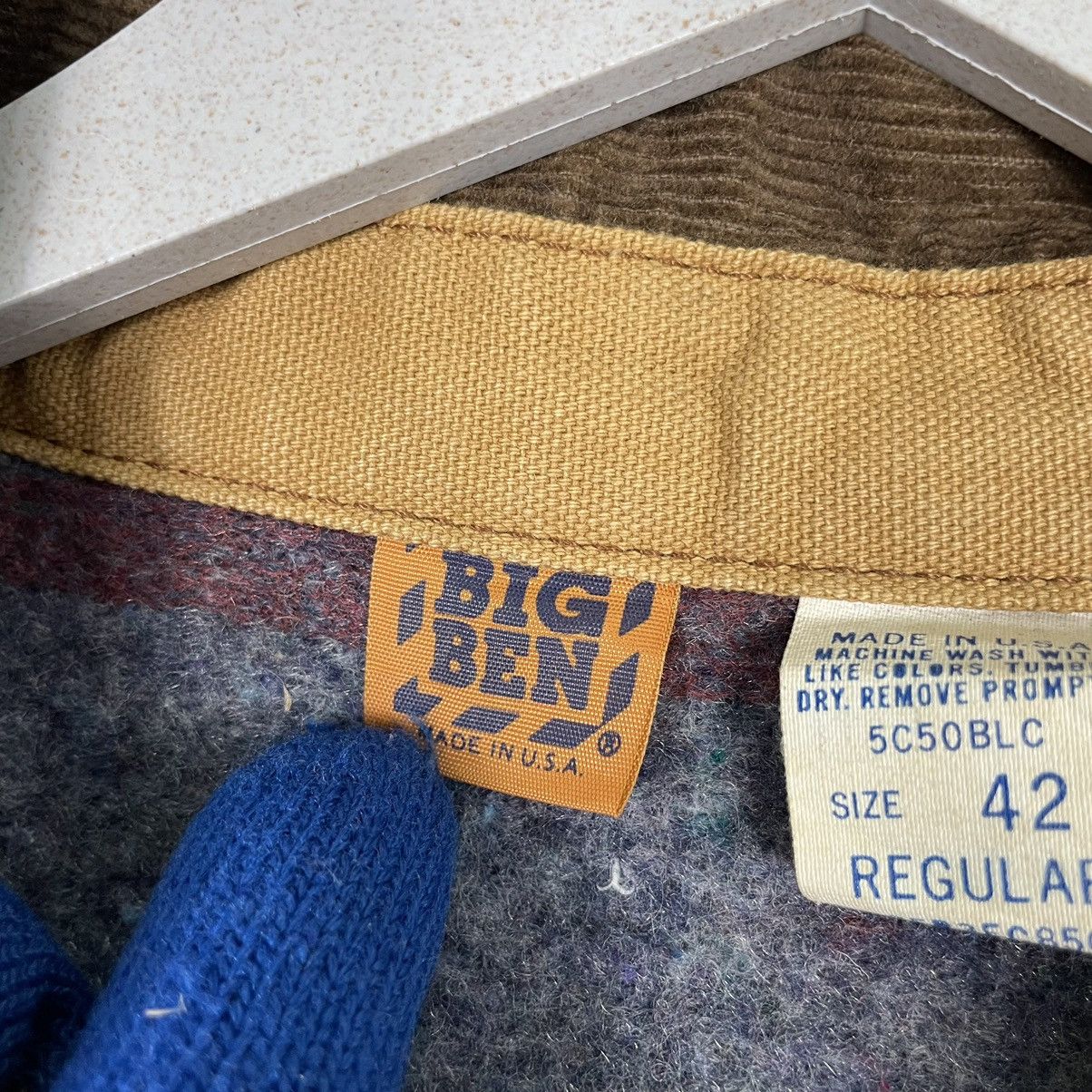 Vintage 💥90s BIG BEN CHORE BARN BLANKET CANVAS JACKET Size US L / EU 52-54 / 3 - 11 Thumbnail