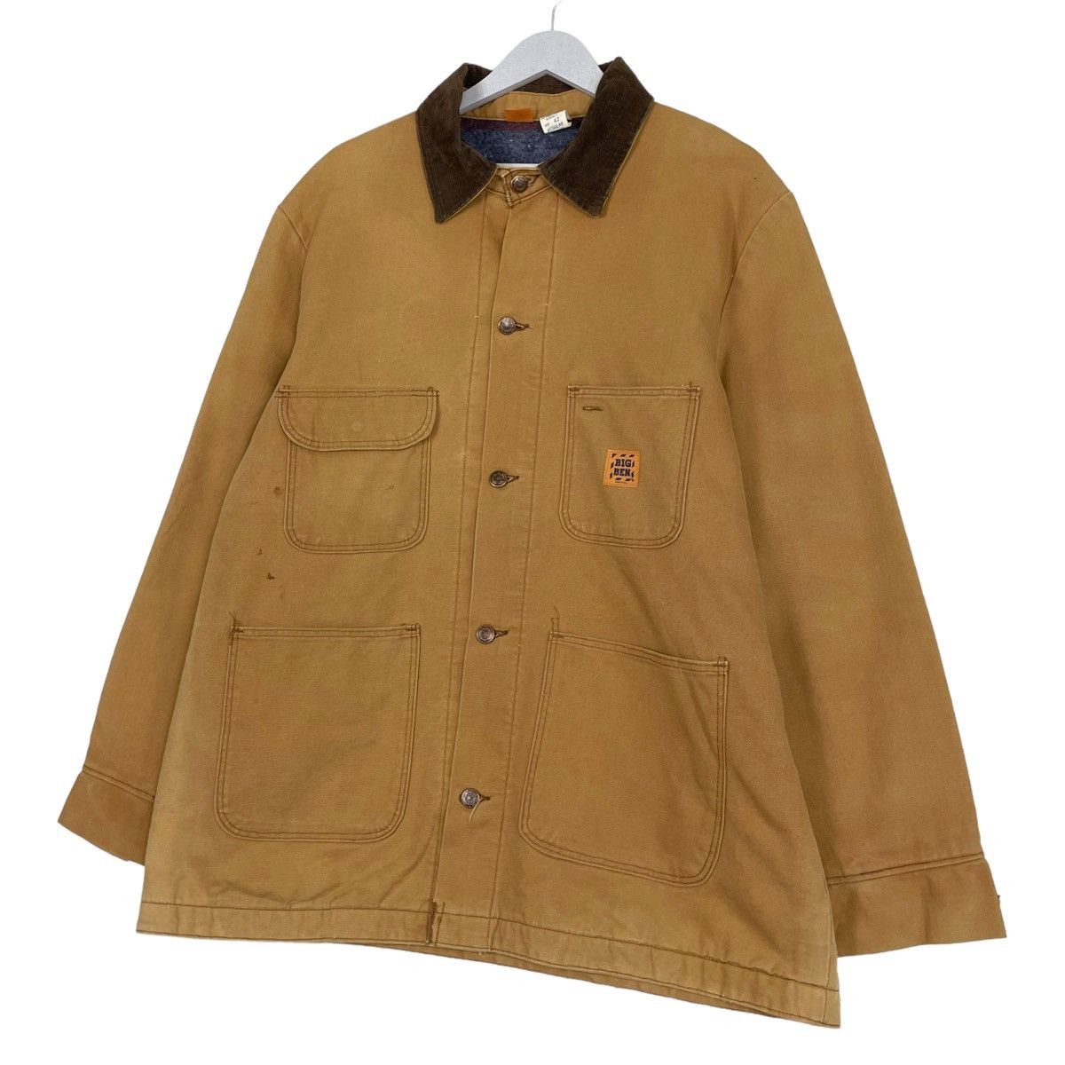 Vintage 💥90s BIG BEN CHORE BARN BLANKET CANVAS JACKET Size US L / EU 52-54 / 3 - 3 Thumbnail