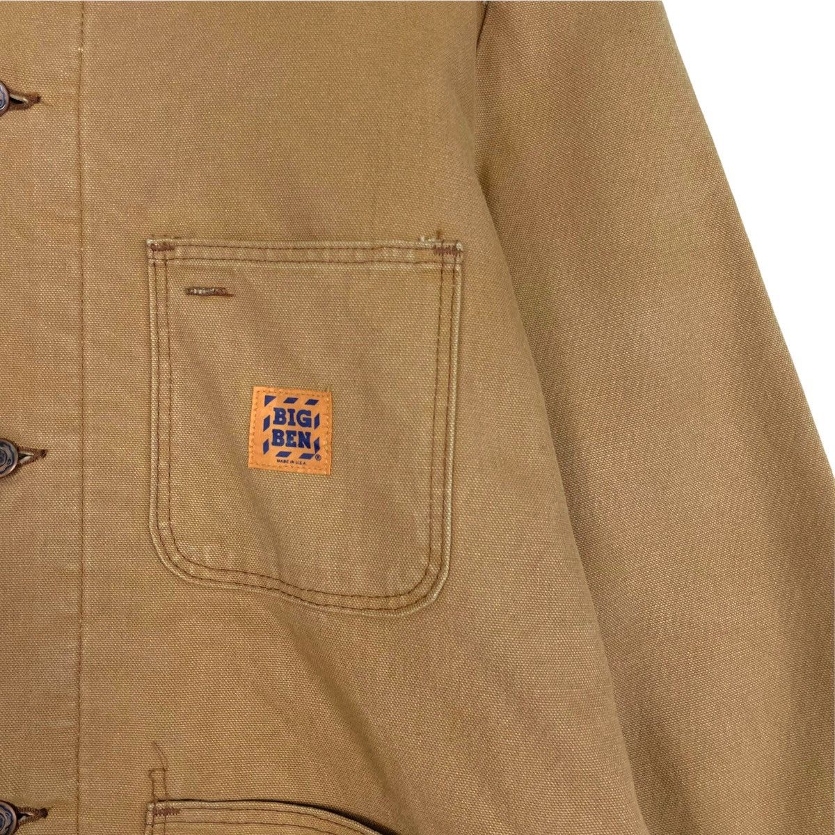 Vintage 💥90s BIG BEN CHORE BARN BLANKET CANVAS JACKET Size US L / EU 52-54 / 3 - 6 Thumbnail
