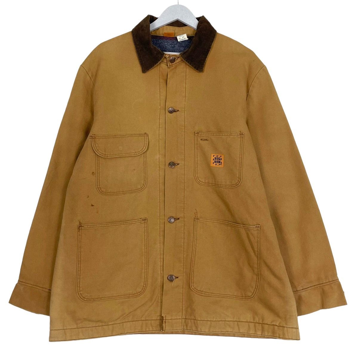 Vintage 💥90s BIG BEN CHORE BARN BLANKET CANVAS JACKET Size US L / EU 52-54 / 3 - 1 Thumbnail