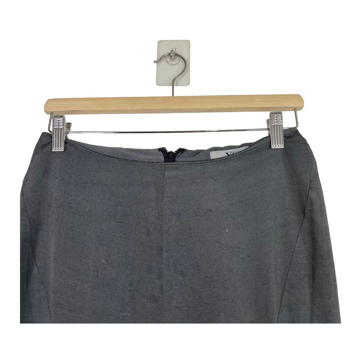 Y's × Yohji Yamamoto 💥SS2001 YOHJI YAMAMOTO LINEN LONG SKIRT Size 31" - 5 Thumbnail