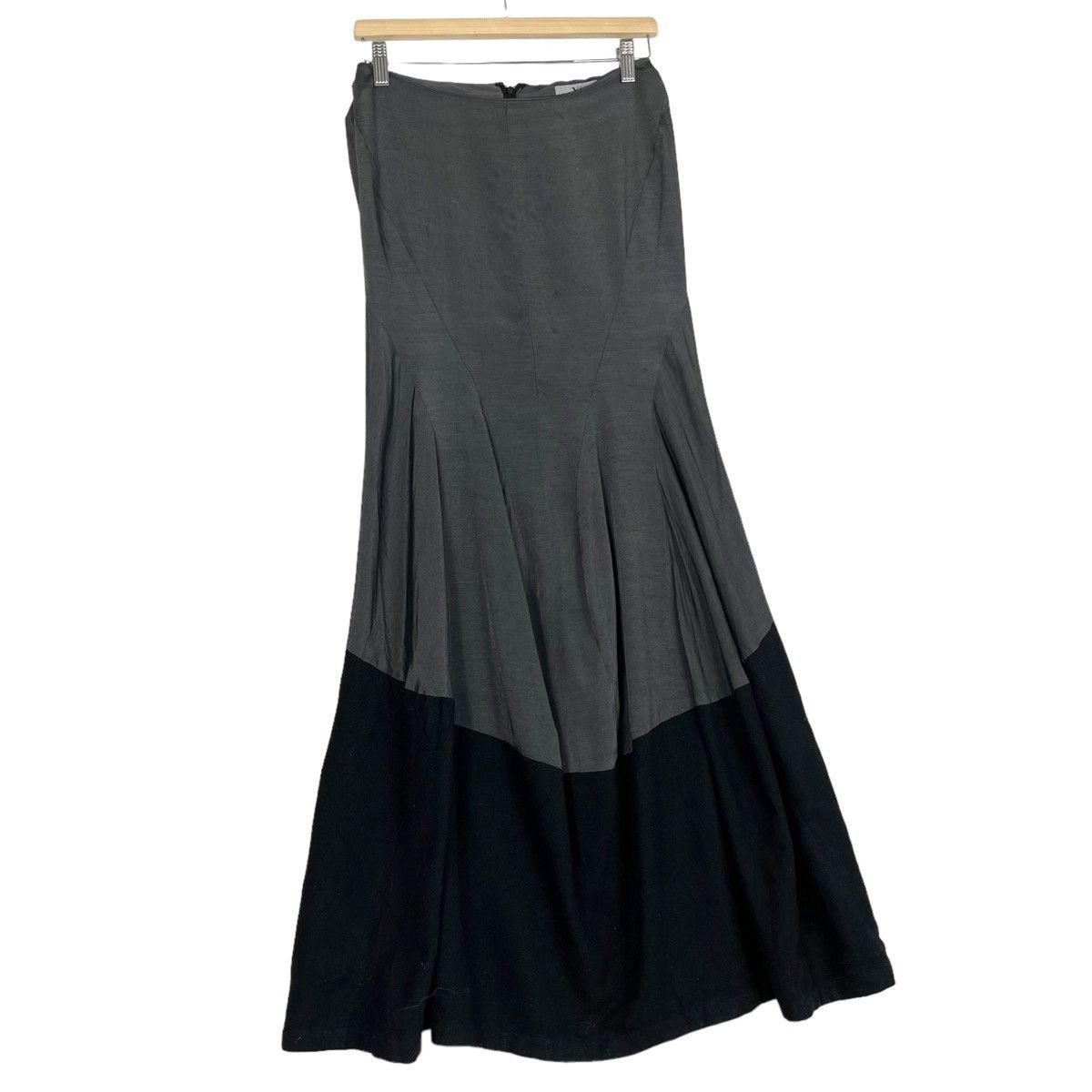 Y's × Yohji Yamamoto 💥SS2001 YOHJI YAMAMOTO LINEN LONG SKIRT Size 31" - 3 Thumbnail
