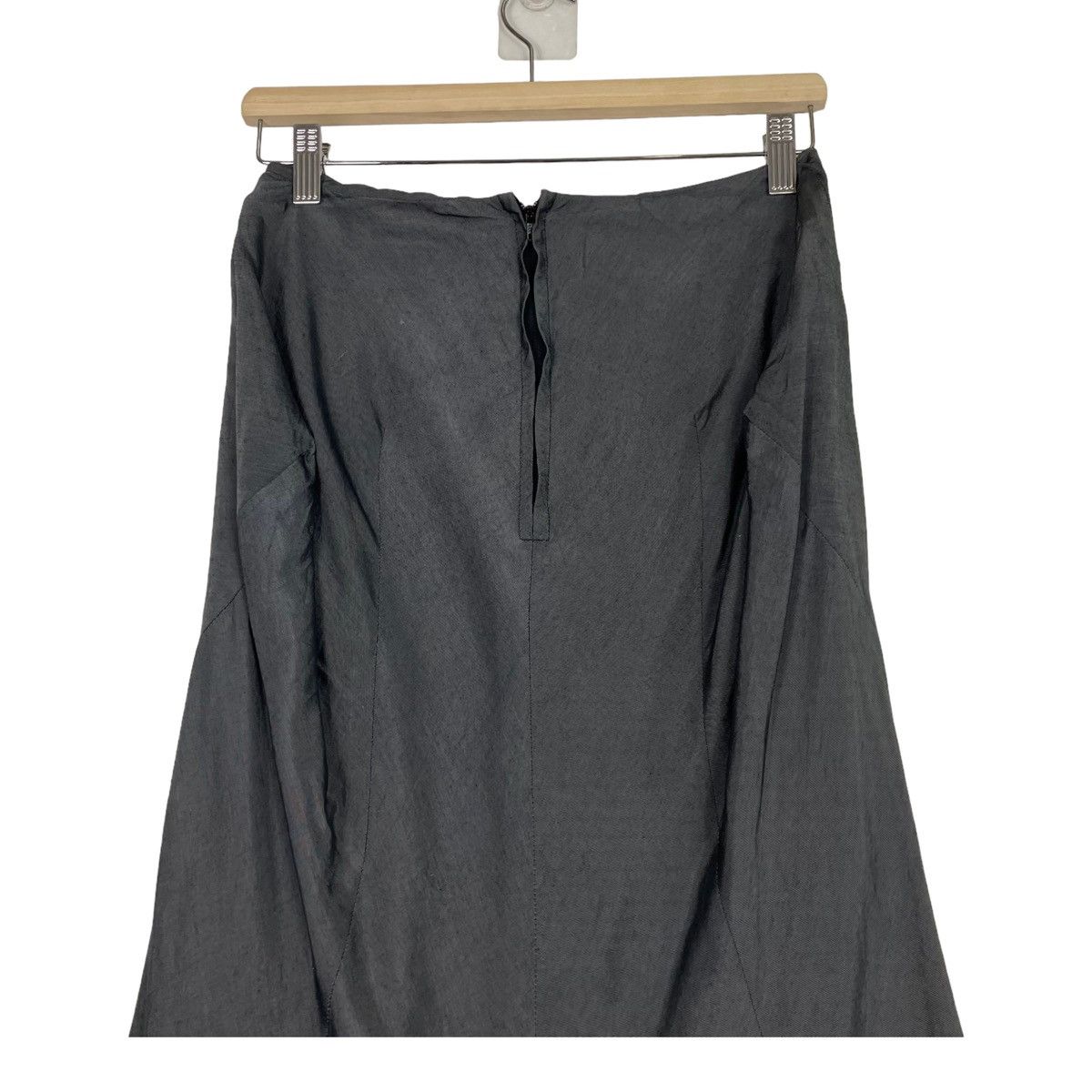 Y's × Yohji Yamamoto 💥SS2001 YOHJI YAMAMOTO LINEN LONG SKIRT Size 31" - 9 Thumbnail