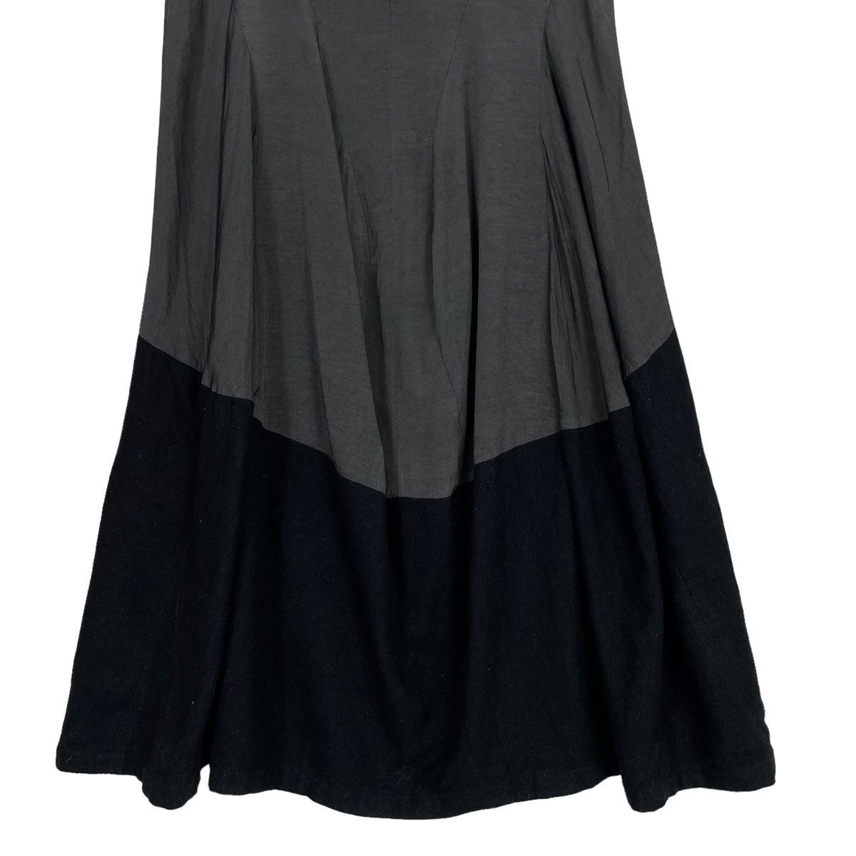 Y's × Yohji Yamamoto 💥SS2001 YOHJI YAMAMOTO LINEN LONG SKIRT Size 31" - 6 Thumbnail