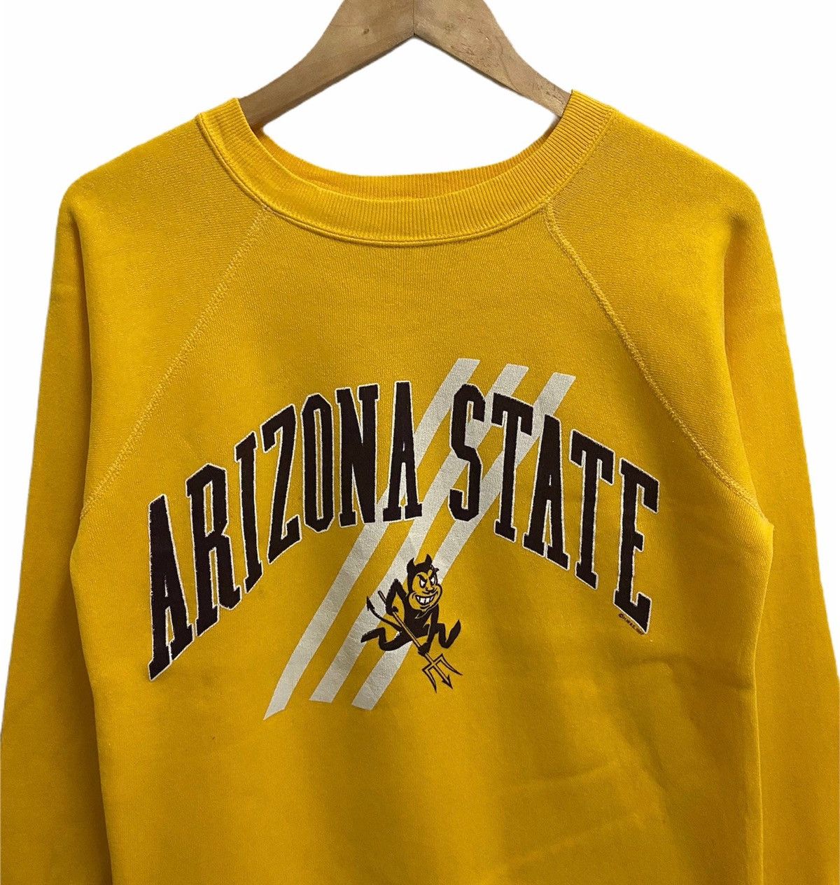 Vintage Vintage ARIZONA STATE Sun Devil Big Logo Sweatshirt Size US S / EU 44-46 / 1 - 3 Thumbnail