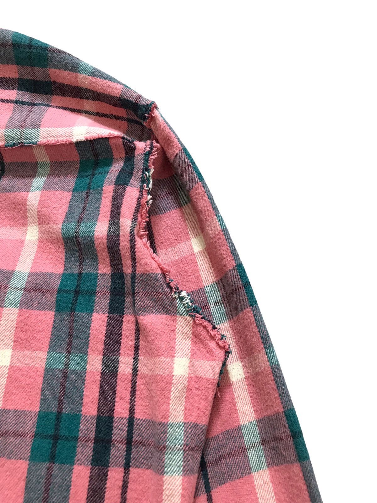 Japanese Brand MOTOR MOUTH Japan Wear Salmon Checkered Flannel Shirt Size US XL / EU 56 / 4 - 14 Thumbnail