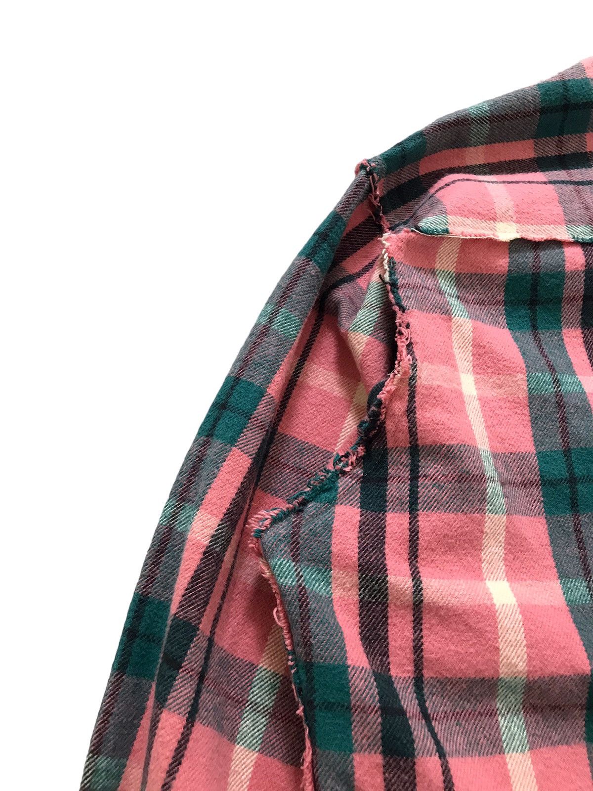 Japanese Brand MOTOR MOUTH Japan Wear Salmon Checkered Flannel Shirt Size US XL / EU 56 / 4 - 13 Thumbnail