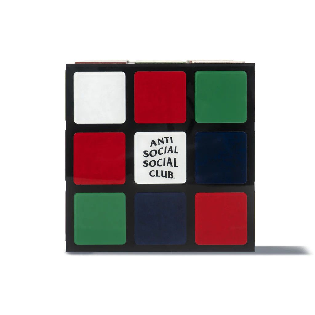 Anti Social Social Club DS SS22 Black ASSC Logo My Mind Rubiks Cube Tissue Box Size ONE SIZE - 3 Thumbnail