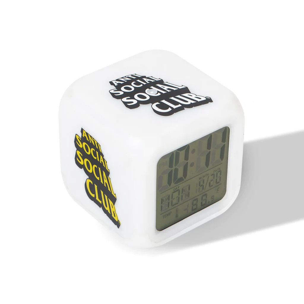 Anti Social Social Club DS SS22 ASSC Bedside White Clock Supreme bape kith kaws Size ONE SIZE - 1 Thumbnail