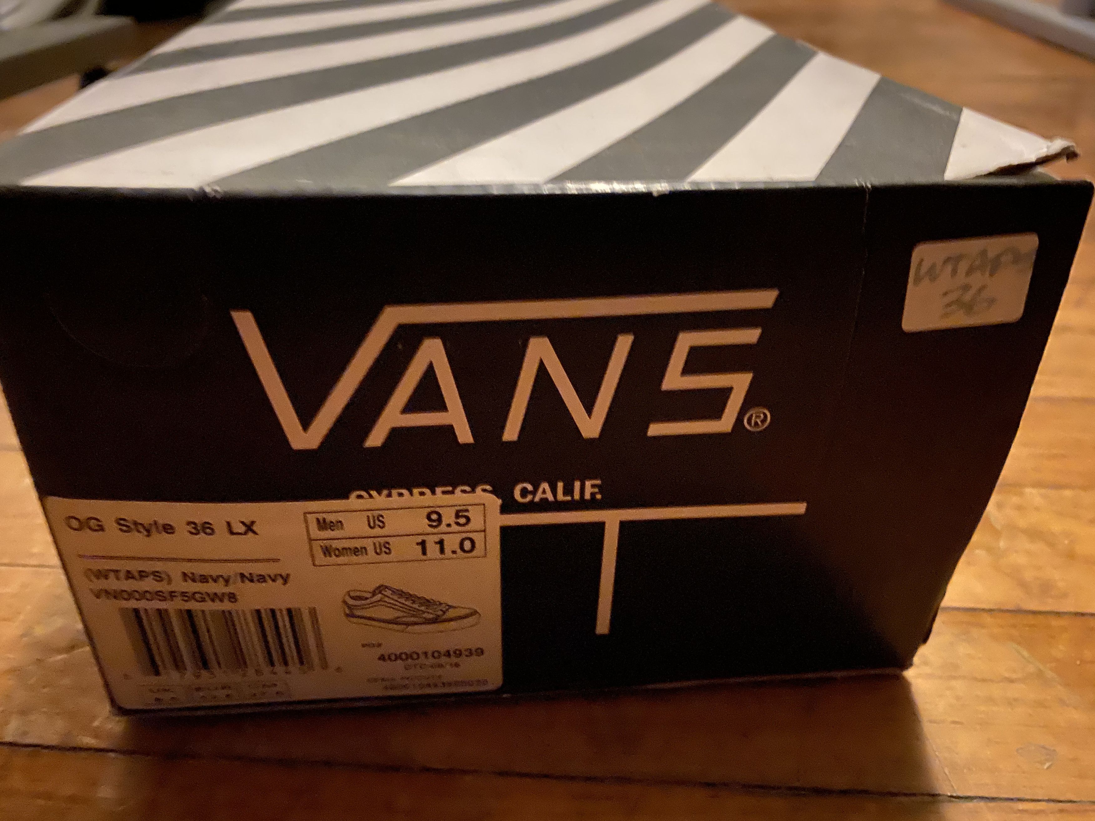 Vans × Wtaps WTAPS x OG Style 36 LX Navy Size 9.5 Size US 9.5 / EU 42-43 - 4 Thumbnail