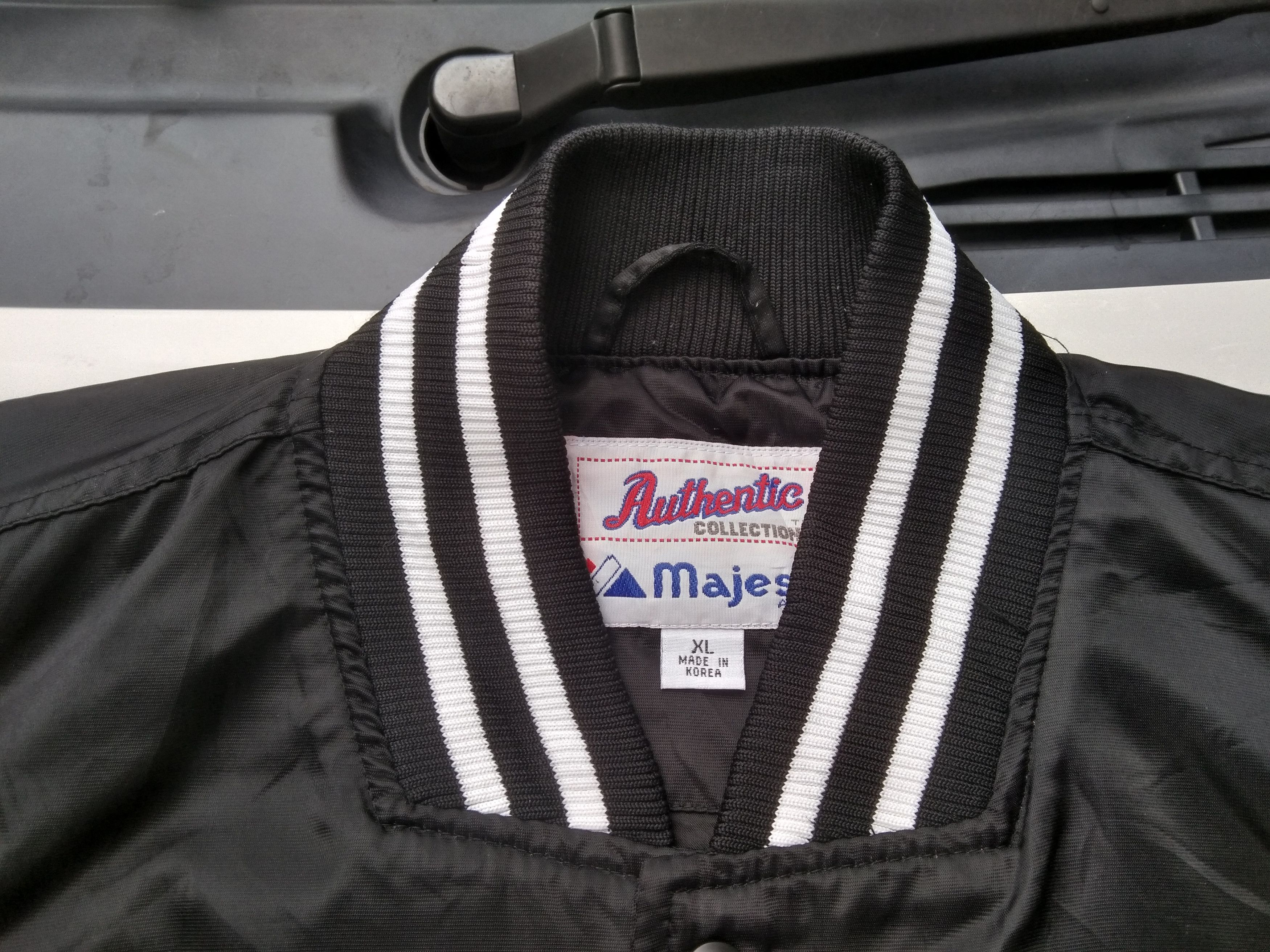 NFL VINTAGE RAIDERS SPELL OUT EMBROIDERY JACKET Size US XXL / EU 58 / 5 - 6 Thumbnail