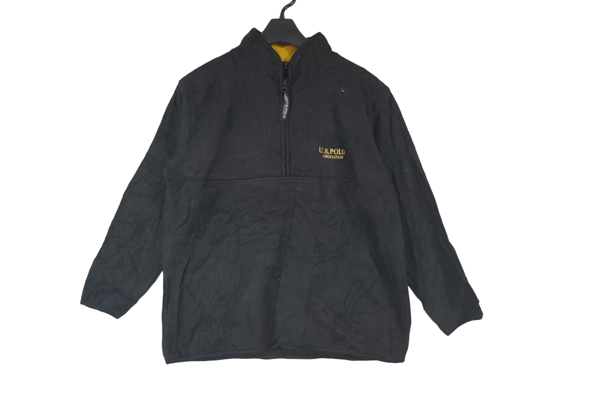 Rare! Vintage Fleece US Polo Association Half Zipper