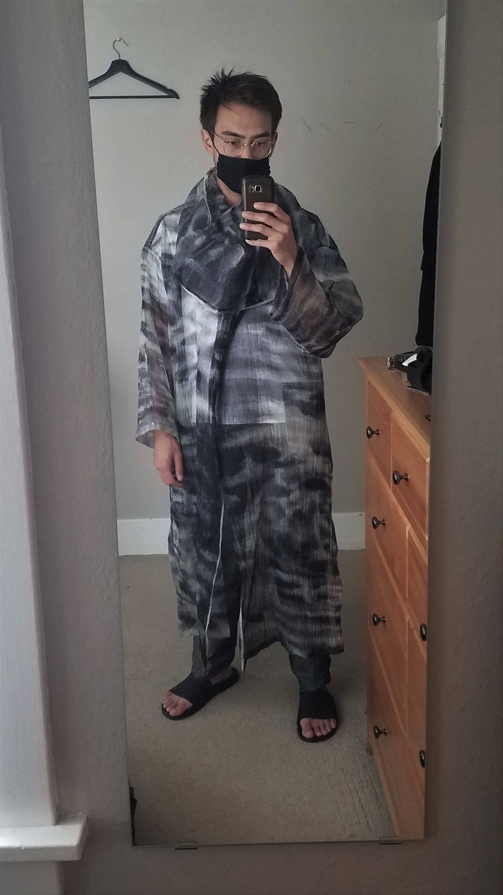 Issey Miyake Camo Transparent Parka Size US L / EU 52-54 / 3 - 4 Thumbnail