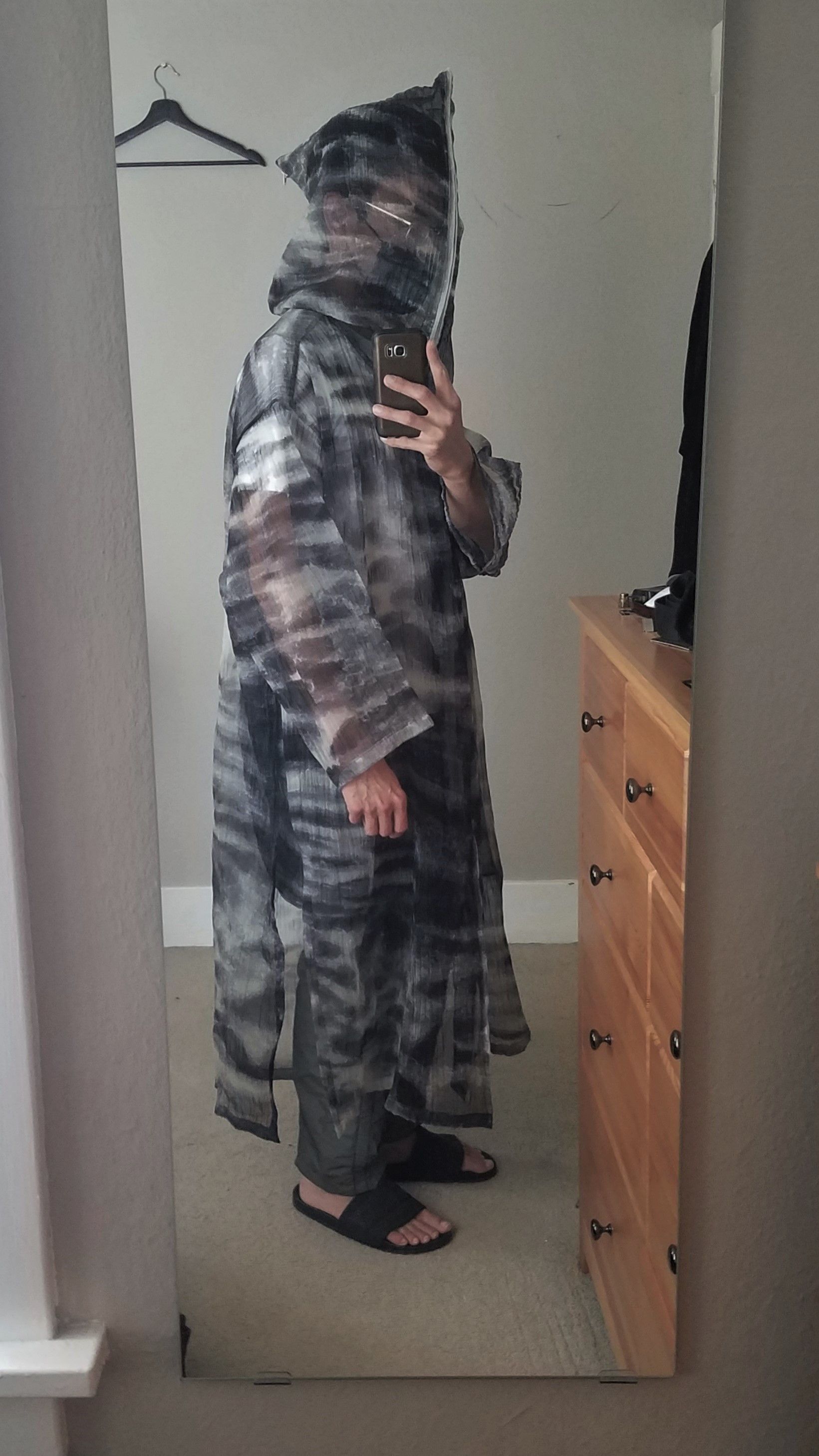 Issey Miyake Camo Transparent Parka Size US L / EU 52-54 / 3 - 1 Thumbnail