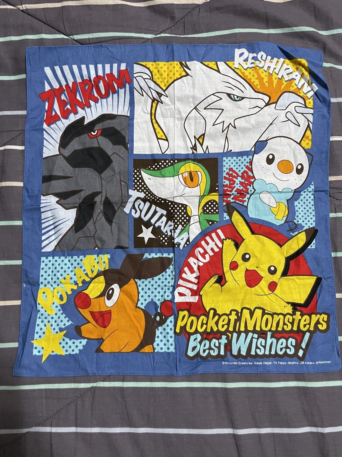 Japanese Brand A lot Of Nintendo Pokemon Bandana Game Freak Tv Tokyo Size ONE SIZE - 2 Thumbnail