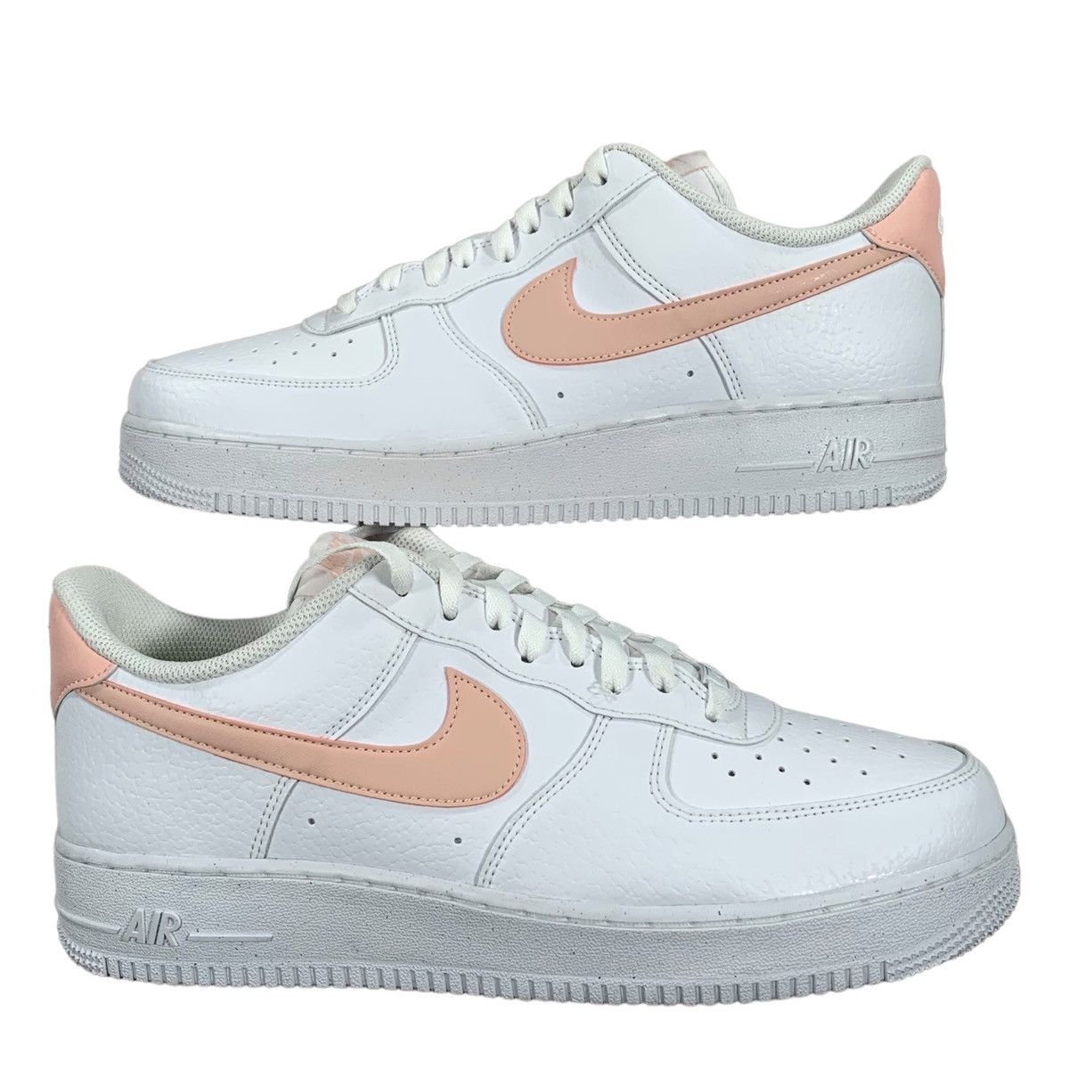 image of Nike Air Force 1 Women’S White Fossil Rose 2022 Sneakers, Men's (Size 11)