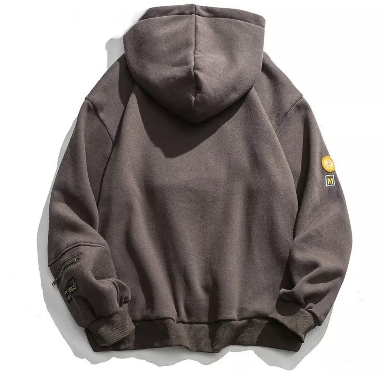Japanese Brand × Vintage Vintage Smile Grey Hoodie Sweatshirt Pullover Jersey Jumper Size US L / EU 52-54 / 3 - 2 Thumbnail