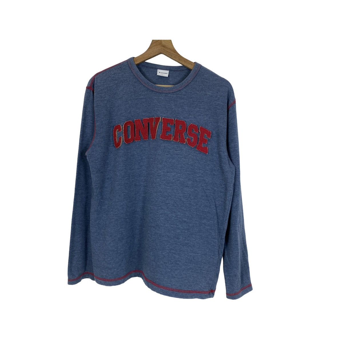 Converse 🔥LAST PRICE🔥 RARE ❗️Converse Embossed Logo Long Sleeve Tee Size US L / EU 52-54 / 3 - 1 Thumbnail