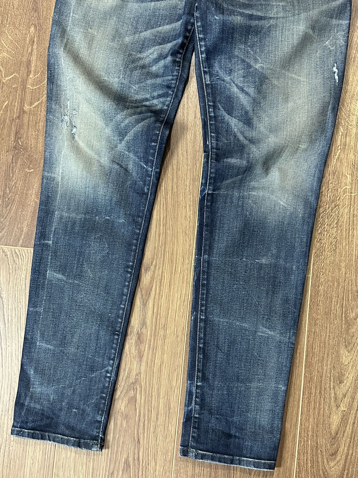 Designer × Vintage Diesel Vintage Washed Distressed Made in Italy Denim Pants Size 30" / US 8 / IT 44 - 3 Thumbnail
