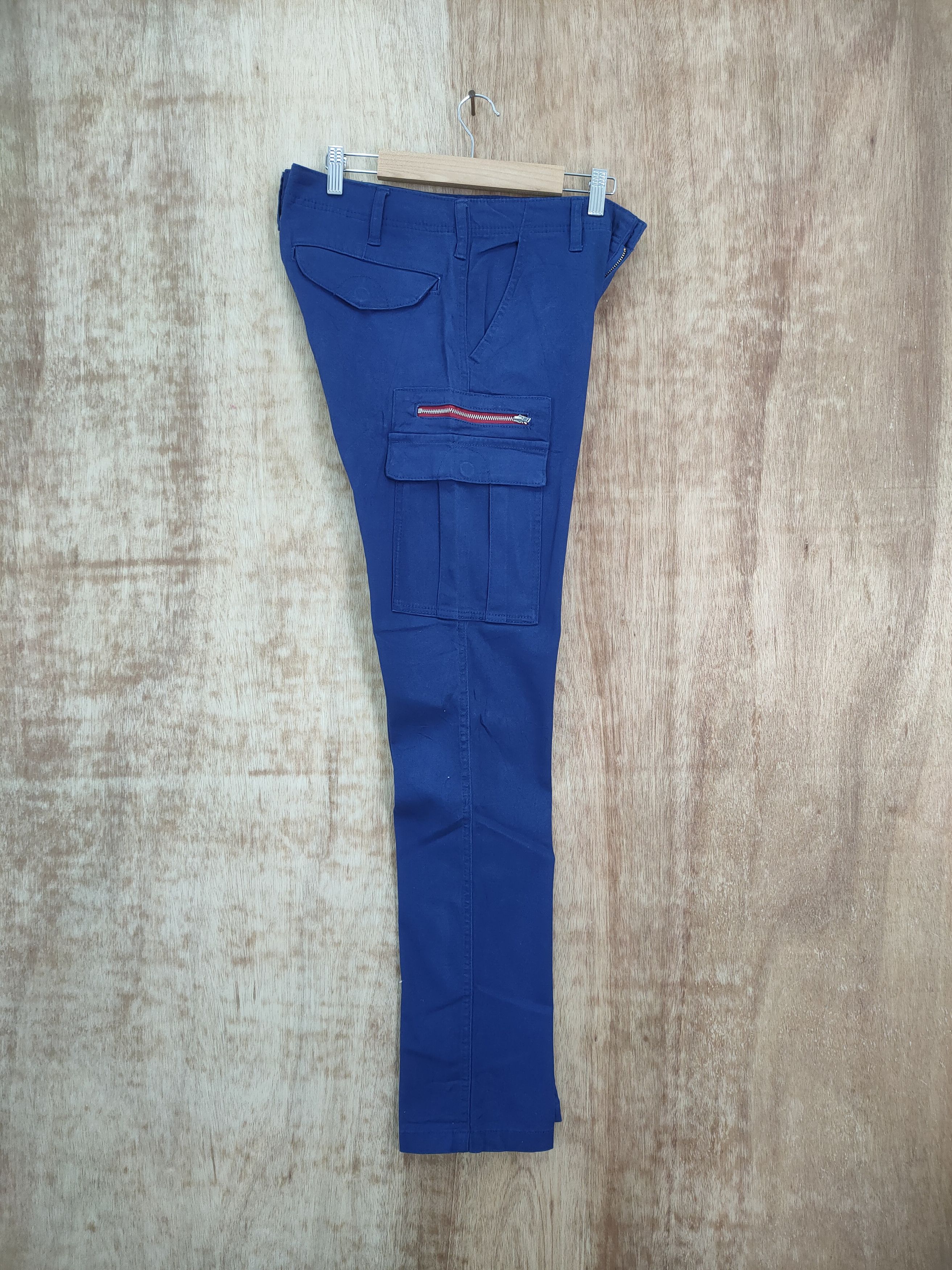 Japanese Brand JILL BLAZ BLUE CARGO PANTS Size US 32 / EU 48 - 9 Thumbnail
