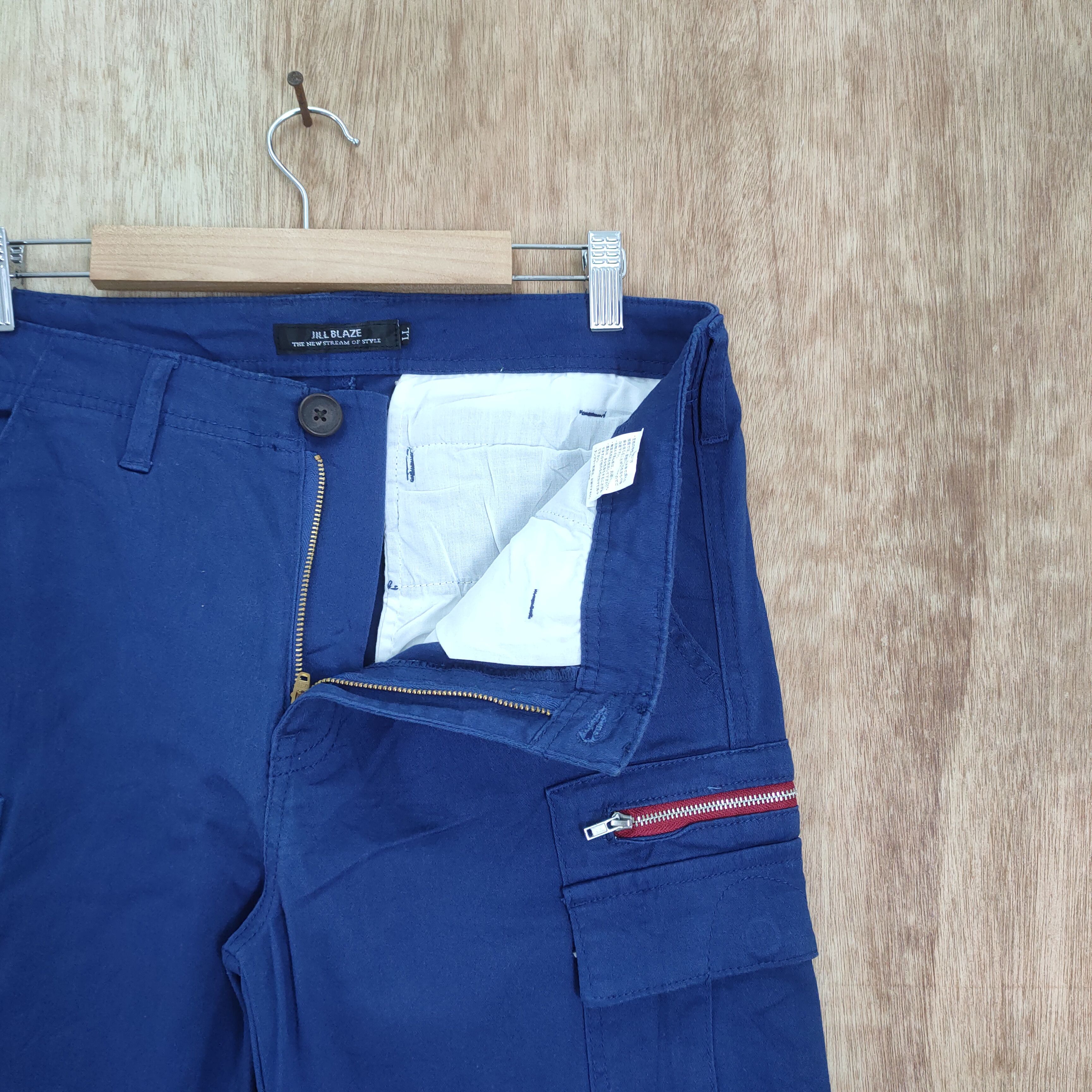Japanese Brand JILL BLAZ BLUE CARGO PANTS Size US 32 / EU 48 - 5 Thumbnail