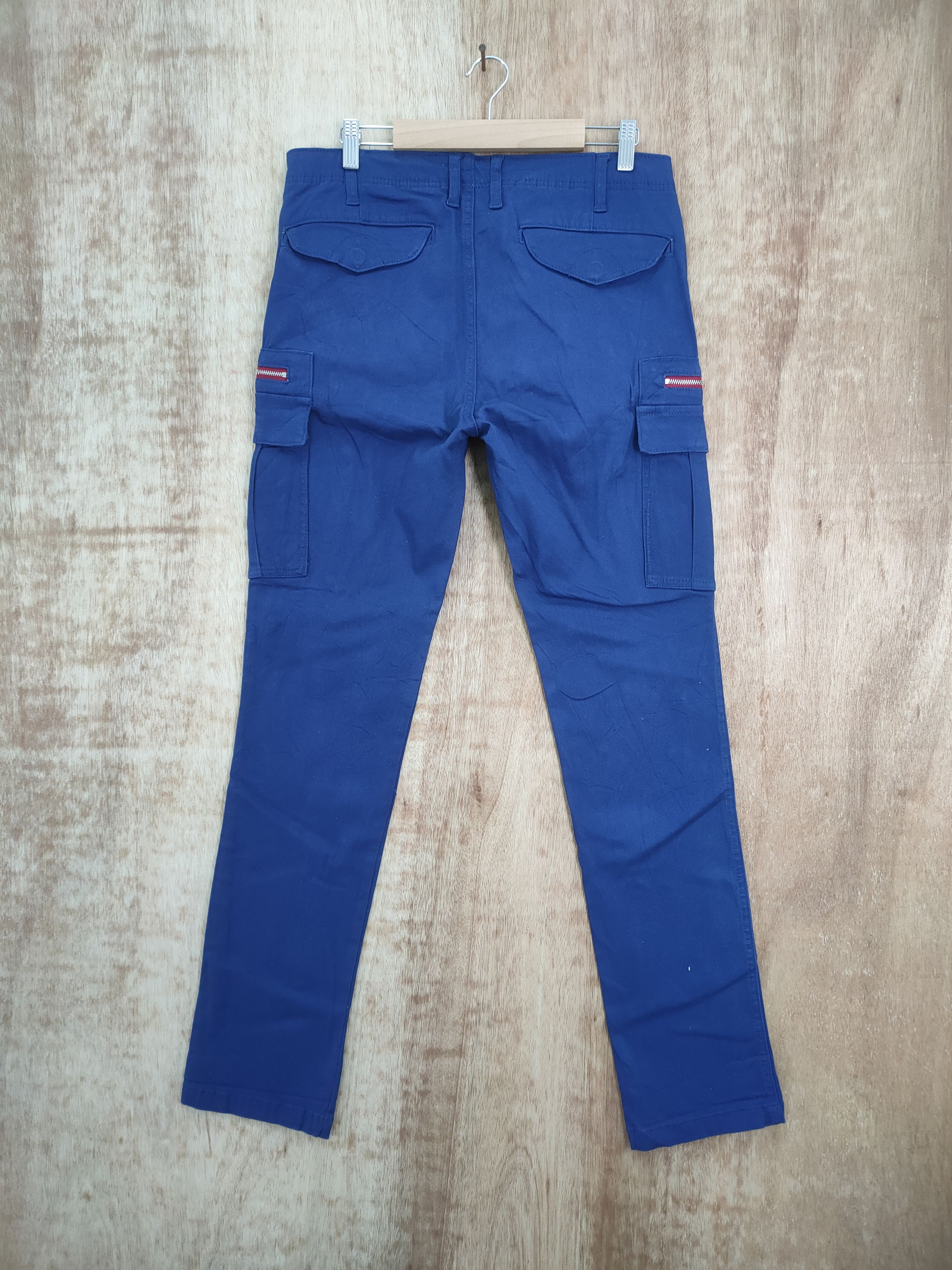 Japanese Brand JILL BLAZ BLUE CARGO PANTS Size US 32 / EU 48 - 6 Thumbnail
