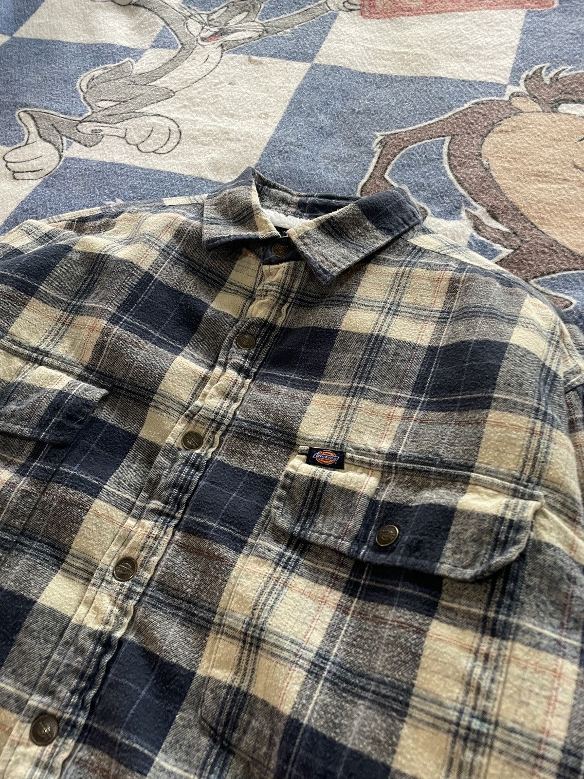 Dickies Dickies Sherpa lined flannel button up jacket Size US XL / EU 56 / 4 - 3 Thumbnail